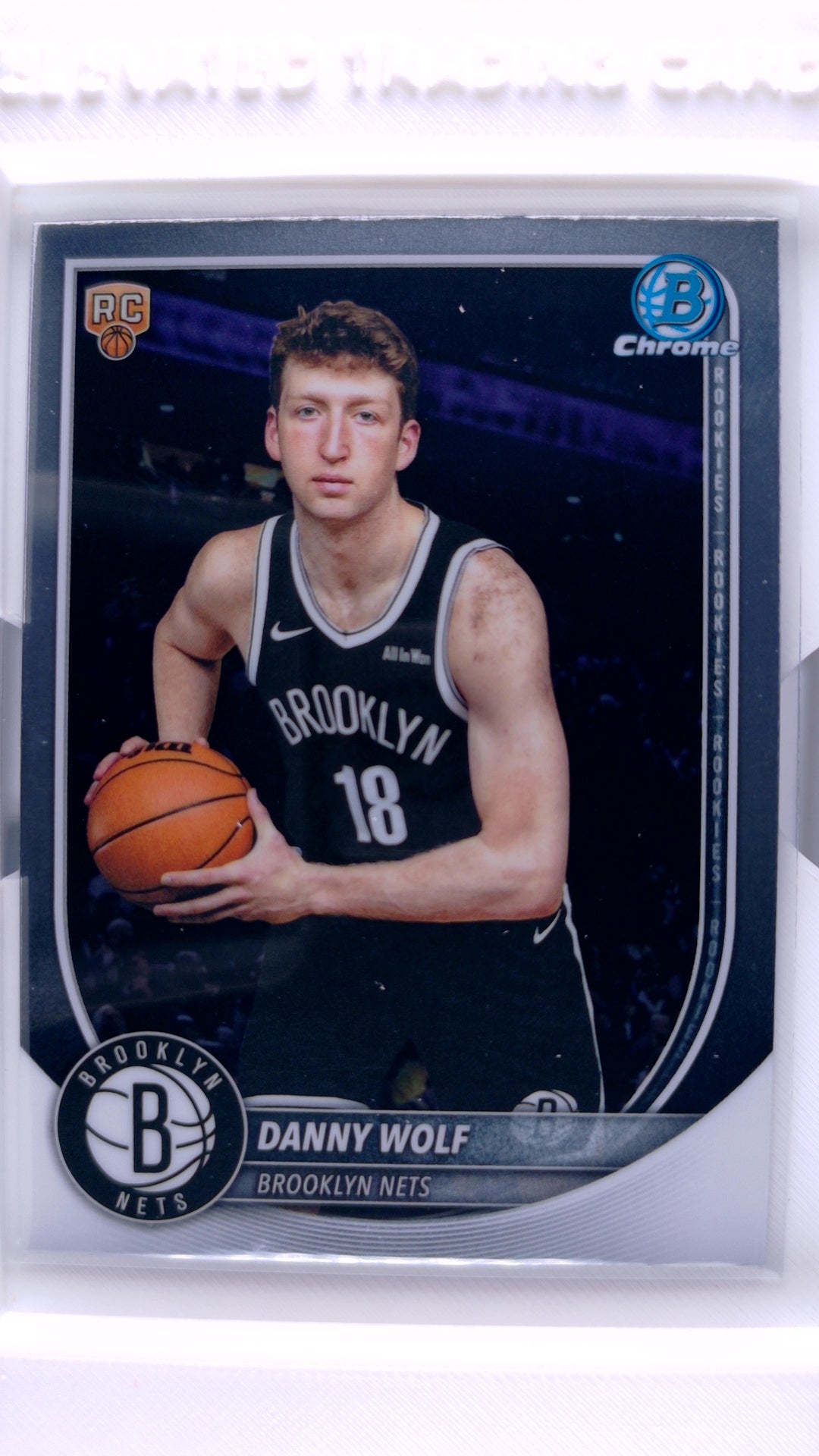 #BCV-27 Danny Wolf Rookie Chrome - front