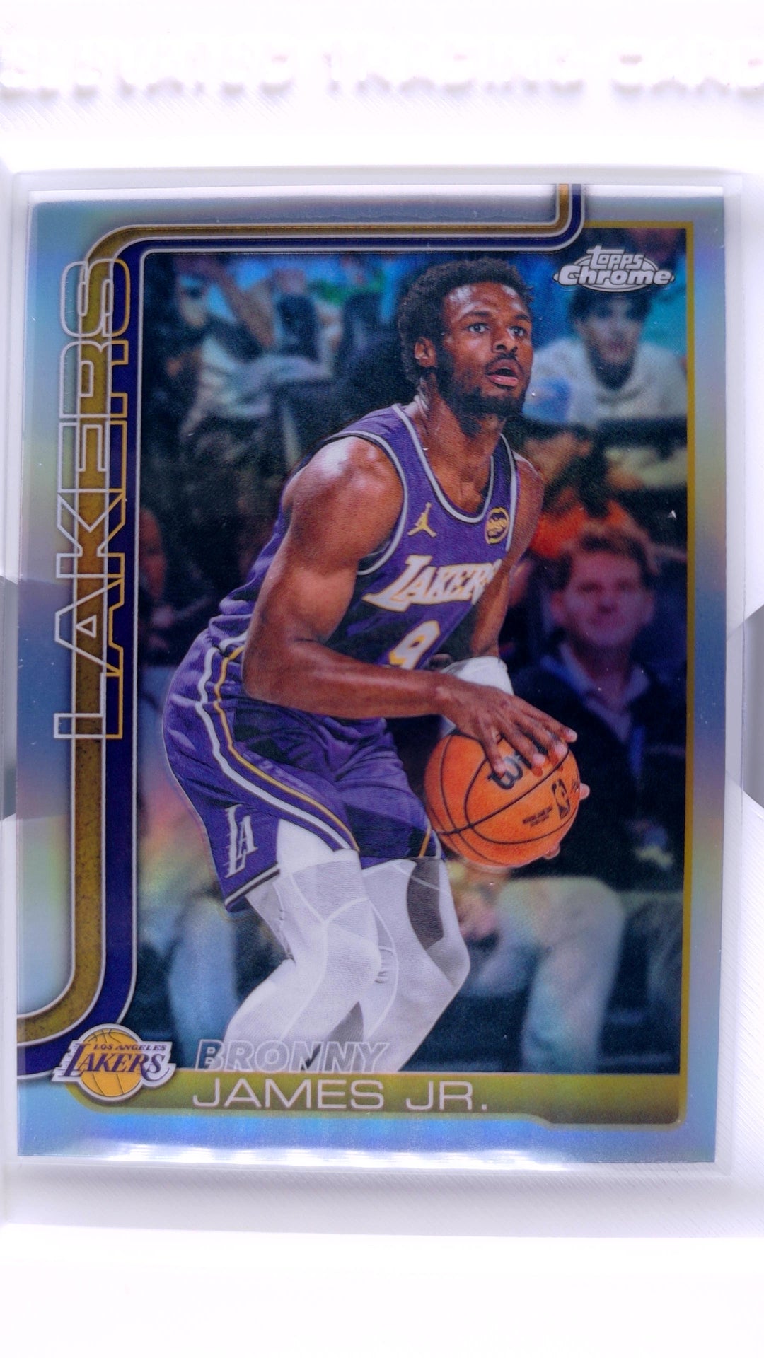 #103 Bronny James Jr. Refractor - front