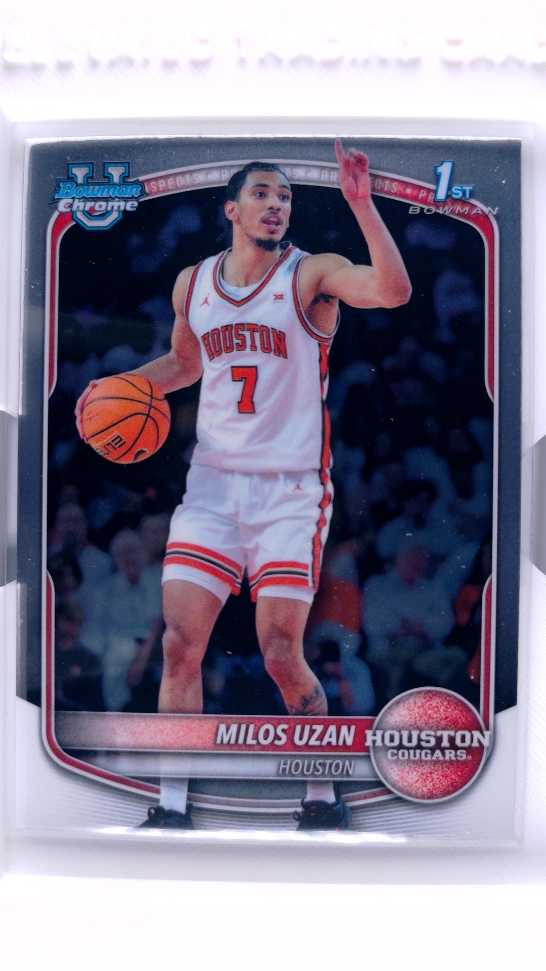 #BCP-40 Milos Uzan Chrome Prospects - front