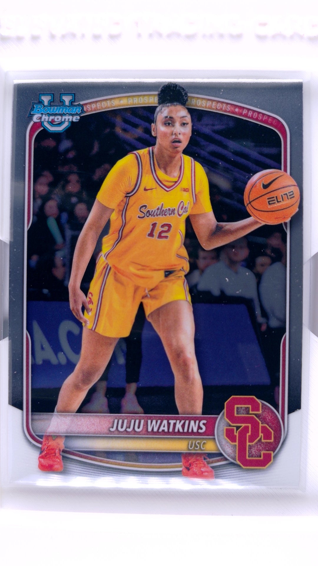 #BCP-96 Juju Watkins Chrome Prospects - front