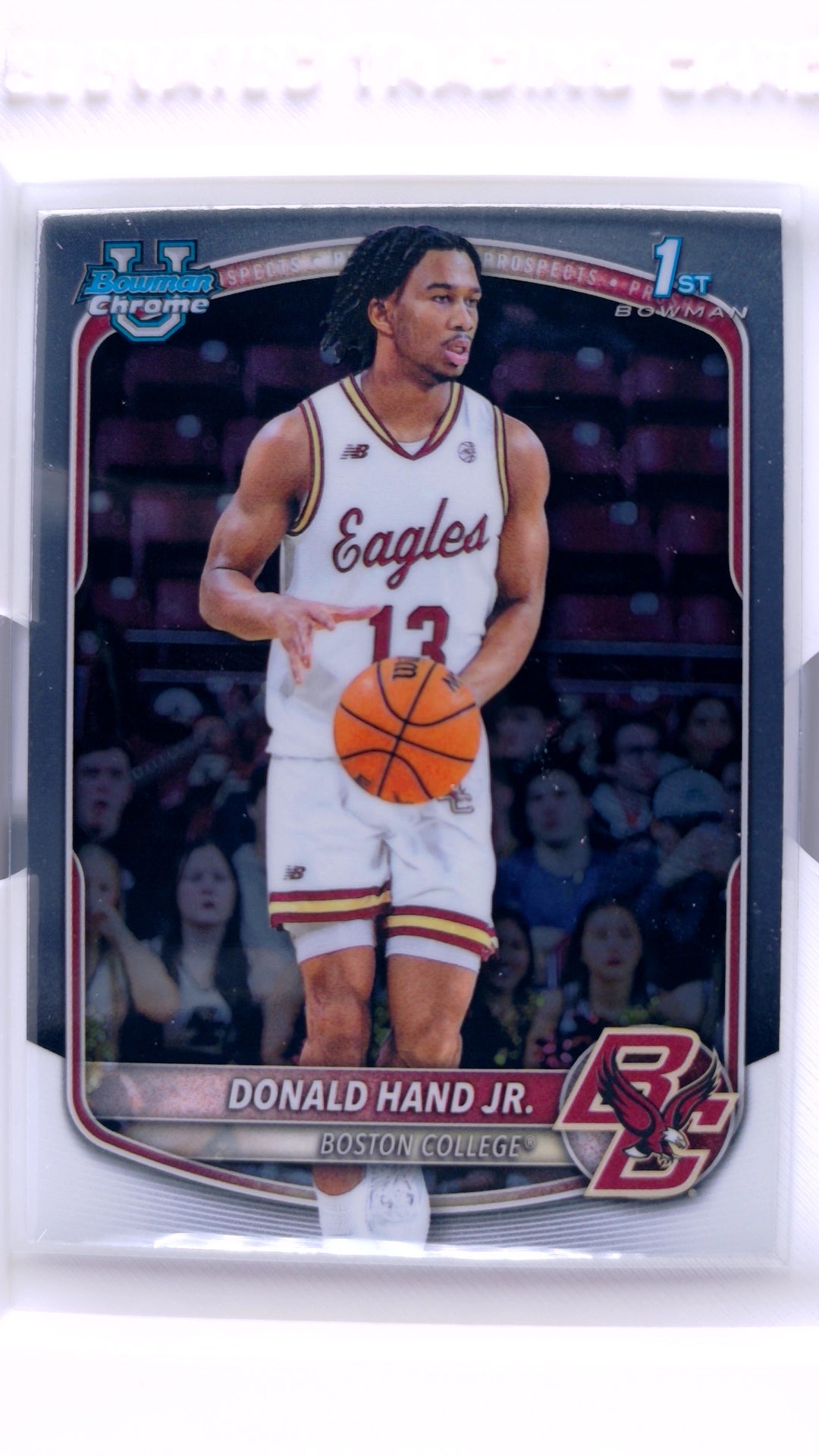 #BCP-57 Donald Hand Jr. Chrome Prospects - front