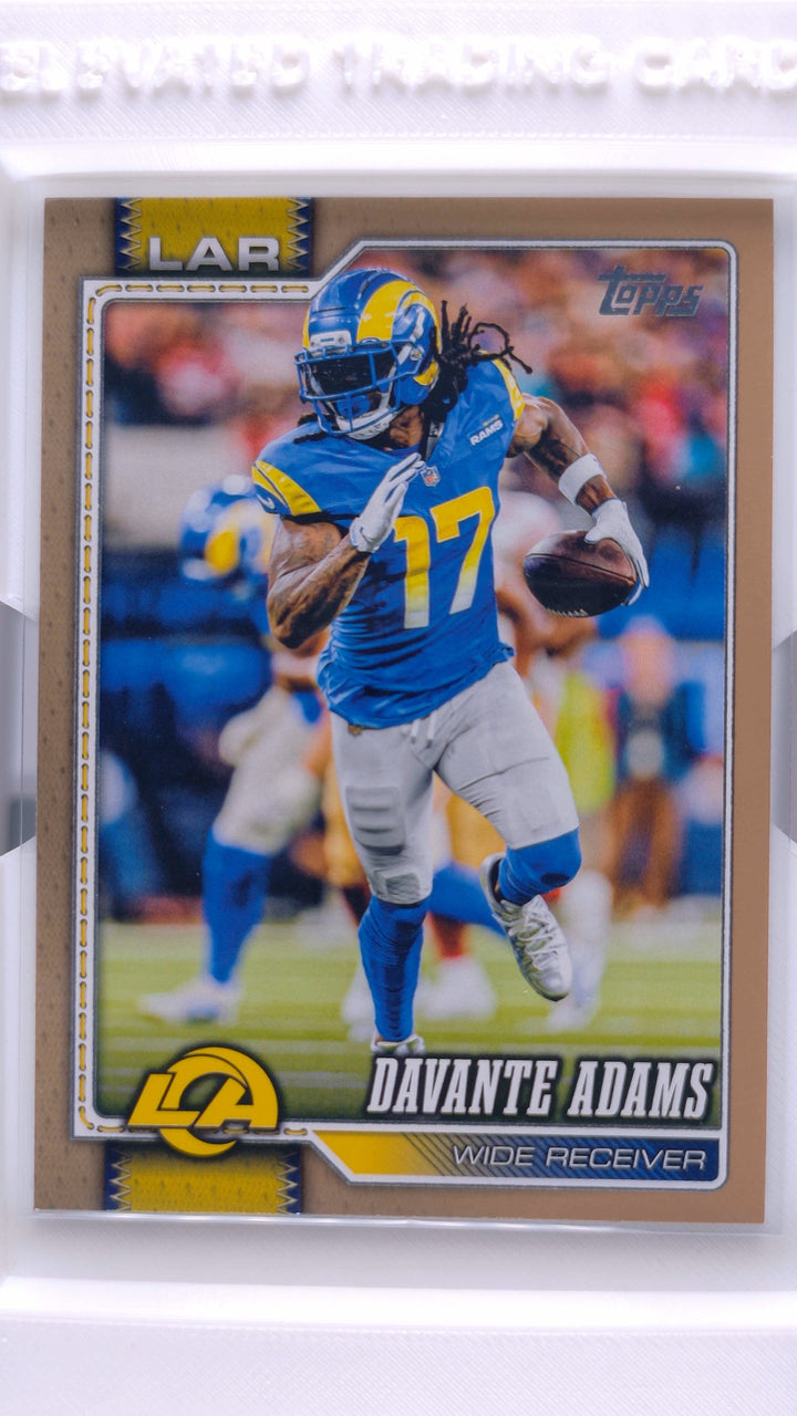 2026 Topps Football Davante Adams #117 Gold #644/2026 — Front