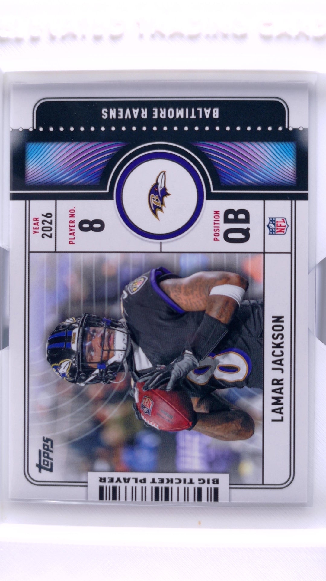 #BTP-6 Lamar Jackson Big Ticket Players - front