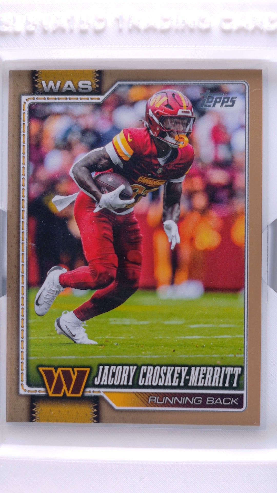#197 Jacory Croskey-Merritt Gold #1608/2026 - front