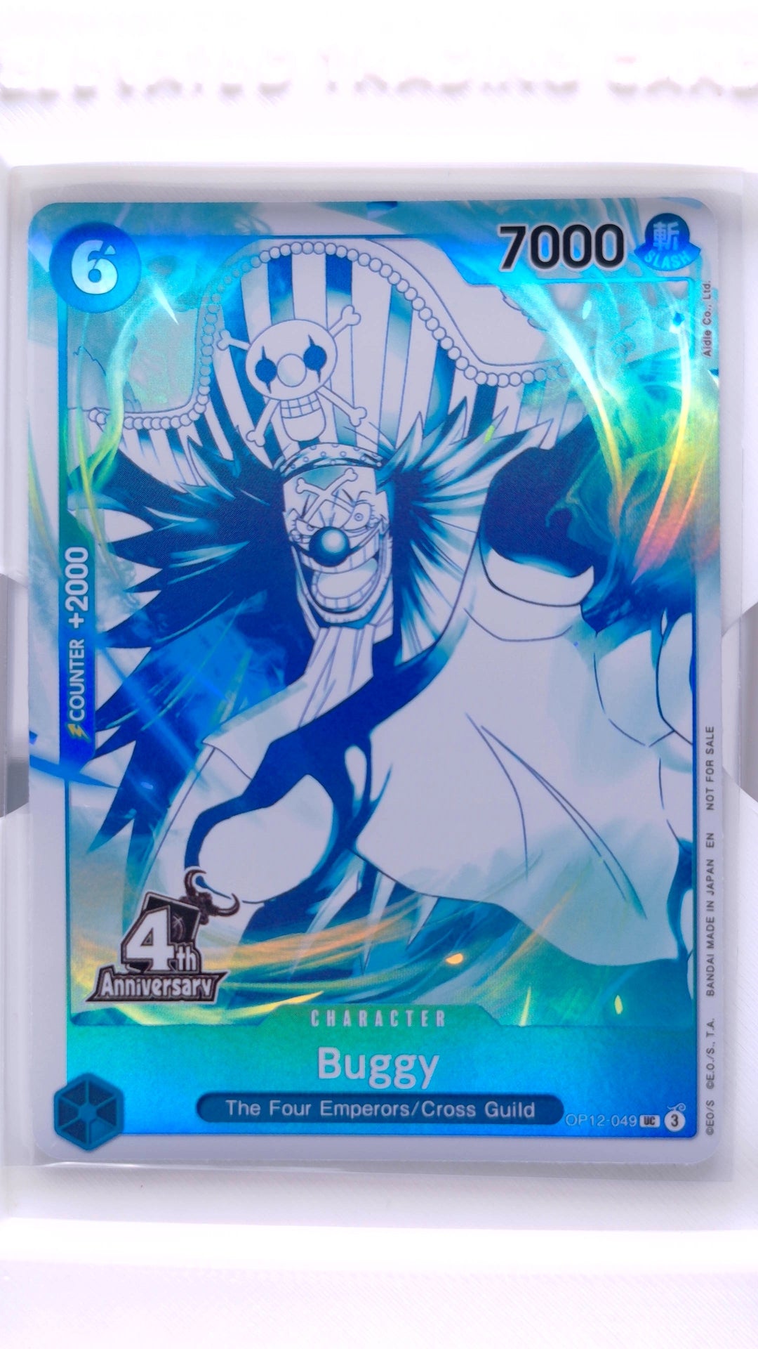 #OP12-049 Buggy 4th Anniversary UC (Uncommon) - front