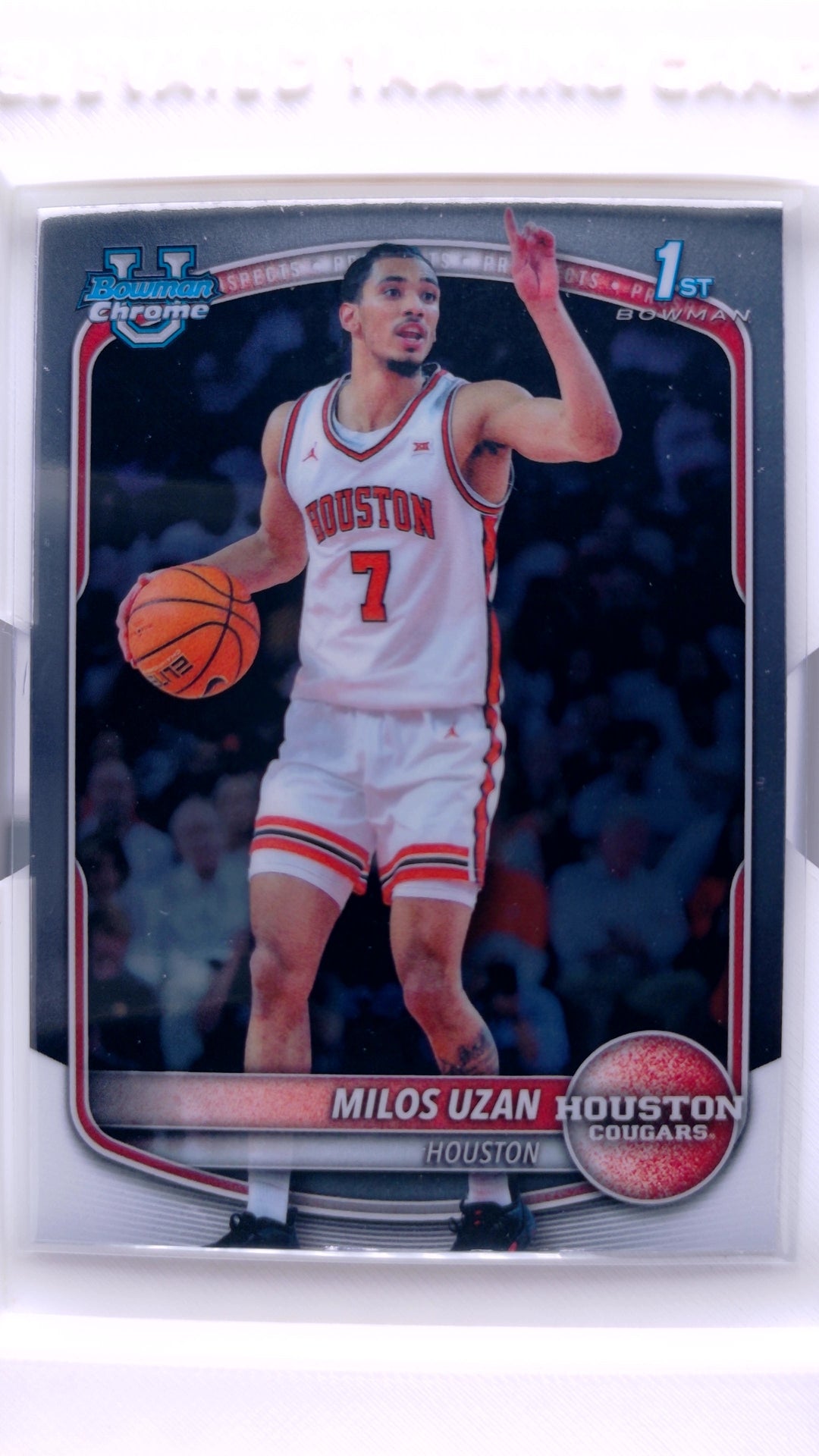 #BCP-40 Milos Uzan Chrome Prospects - front