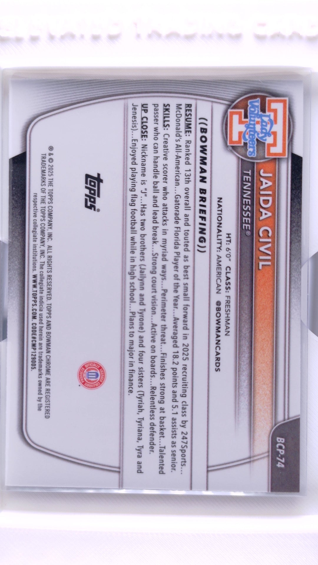 #BCP-74 Jaida Civil Chrome Prospects - back