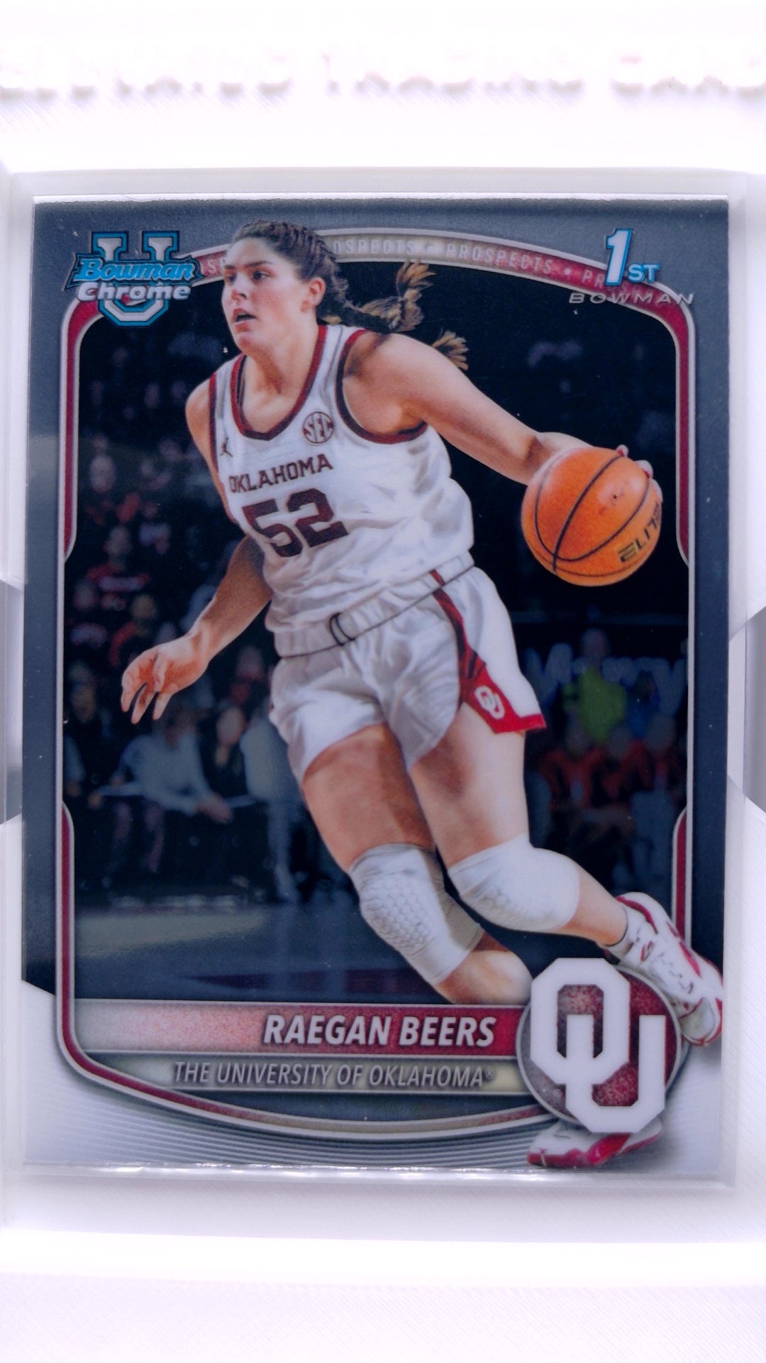 #BCP-65 Raegan Beers Chrome Prospects - front