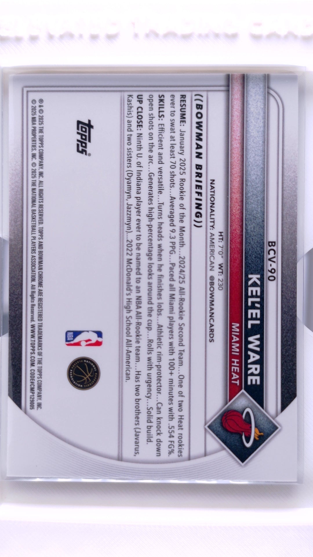 #BCV-90 Kel'el Ware Chrome - back