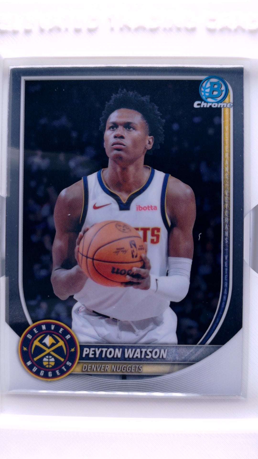 #BCV-180 Peyton Watson Chrome - front