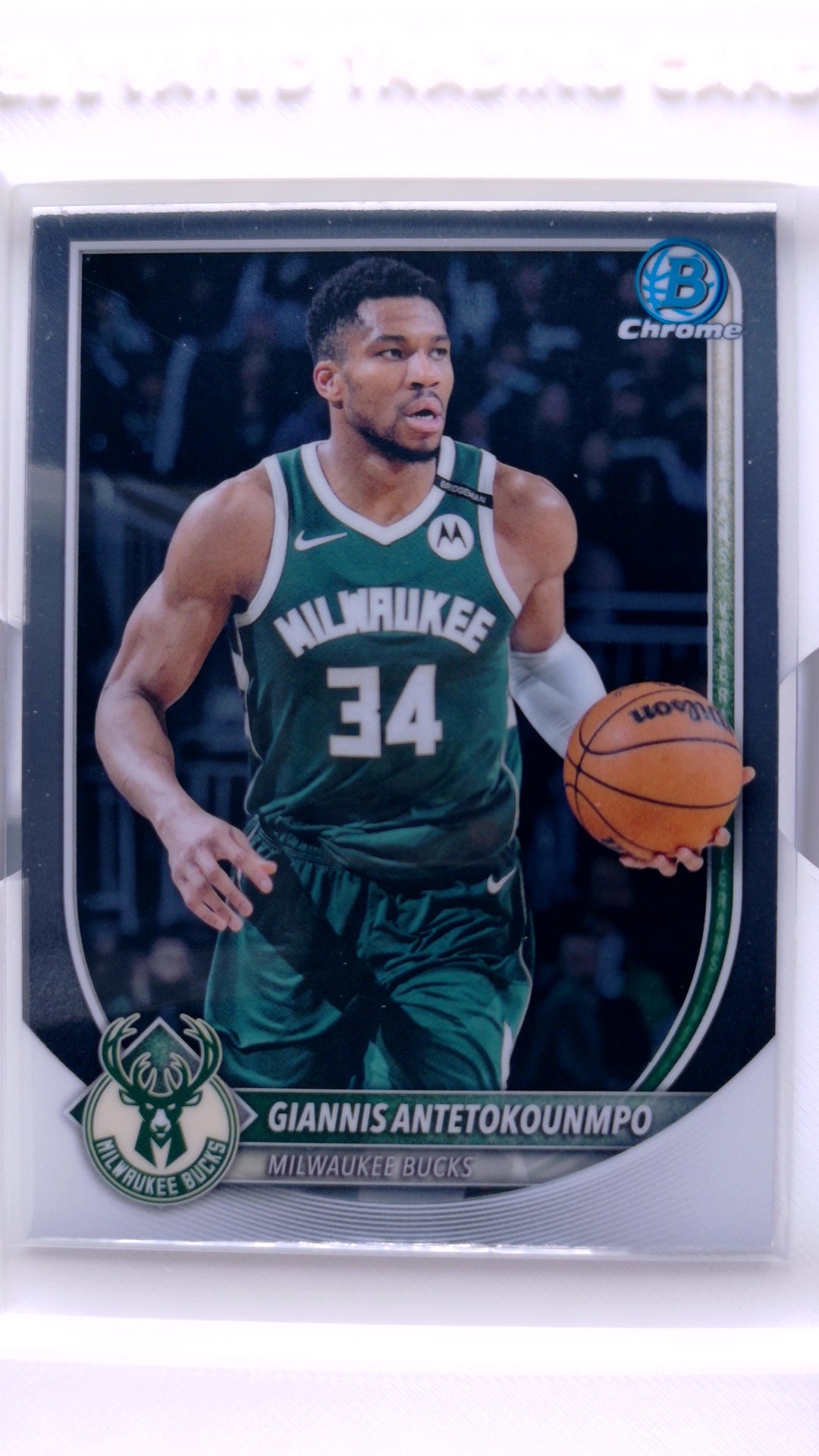 #BCV-80 Giannis Antetokounmpo Chrome - front