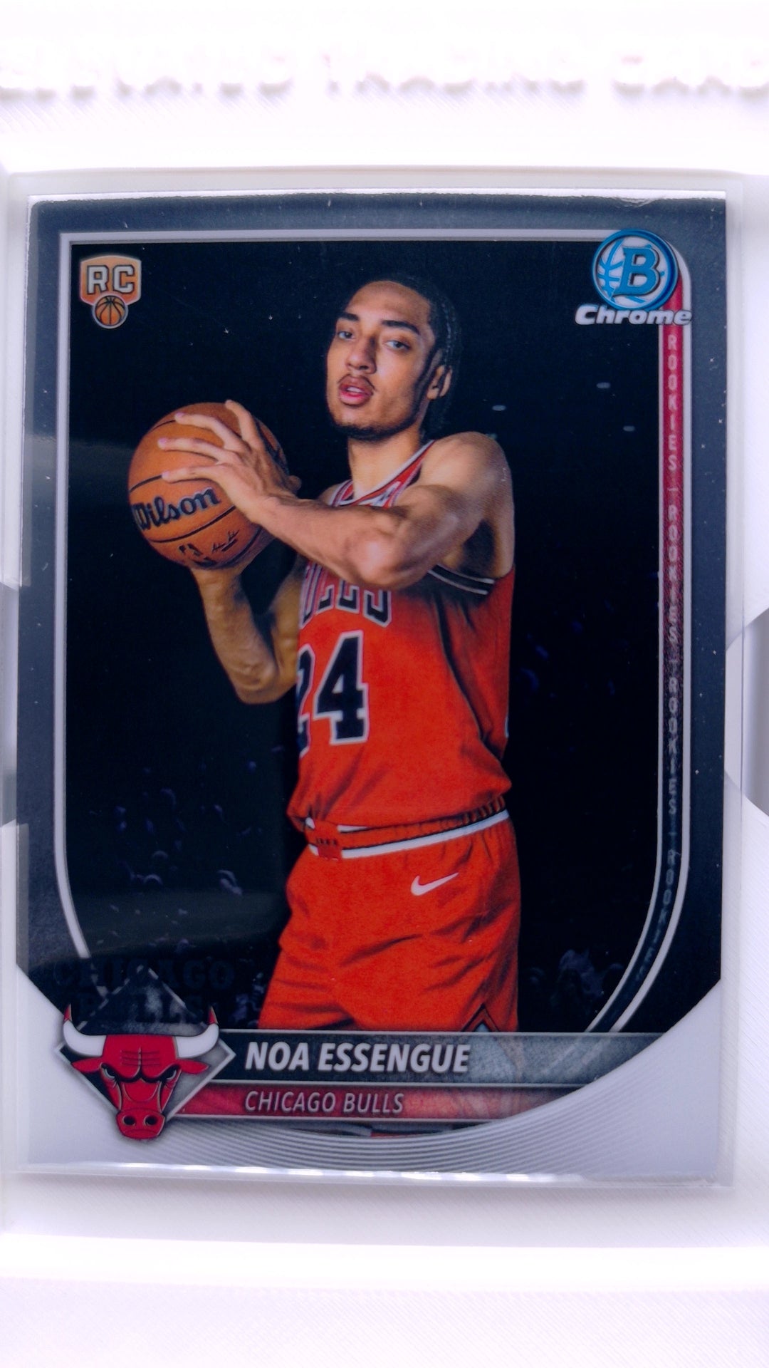 #BCV-12 Noa Essengue Rookie Chrome - front