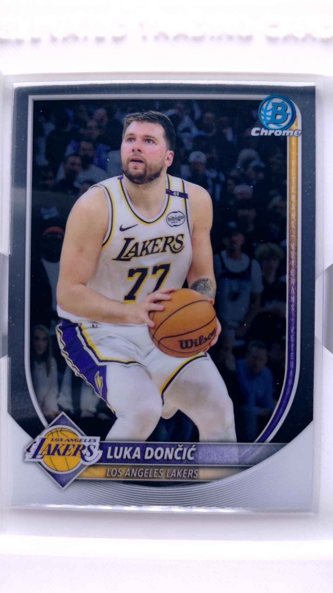 #BCV-123 Luka Dončić Chrome - front