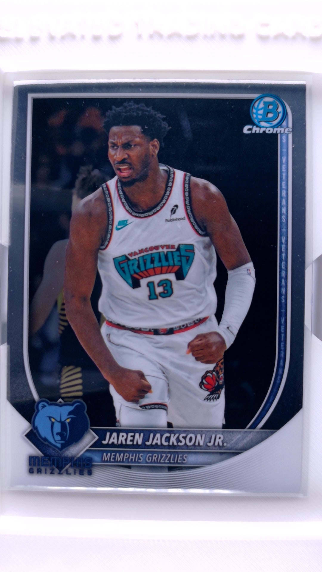 #BCV-137 Jaren Jackson Jr. Chrome - front