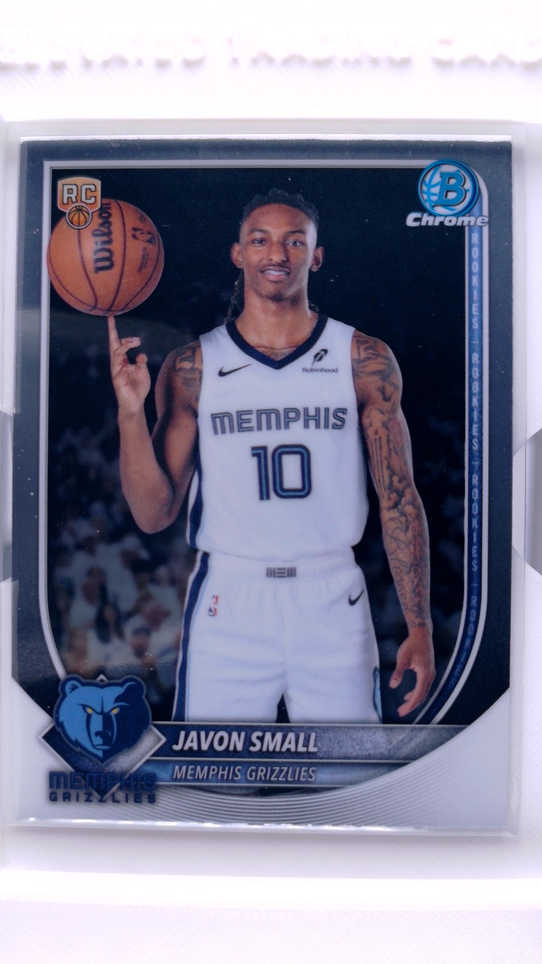 #BCV-46 Javon Small Rookie Chrome - front