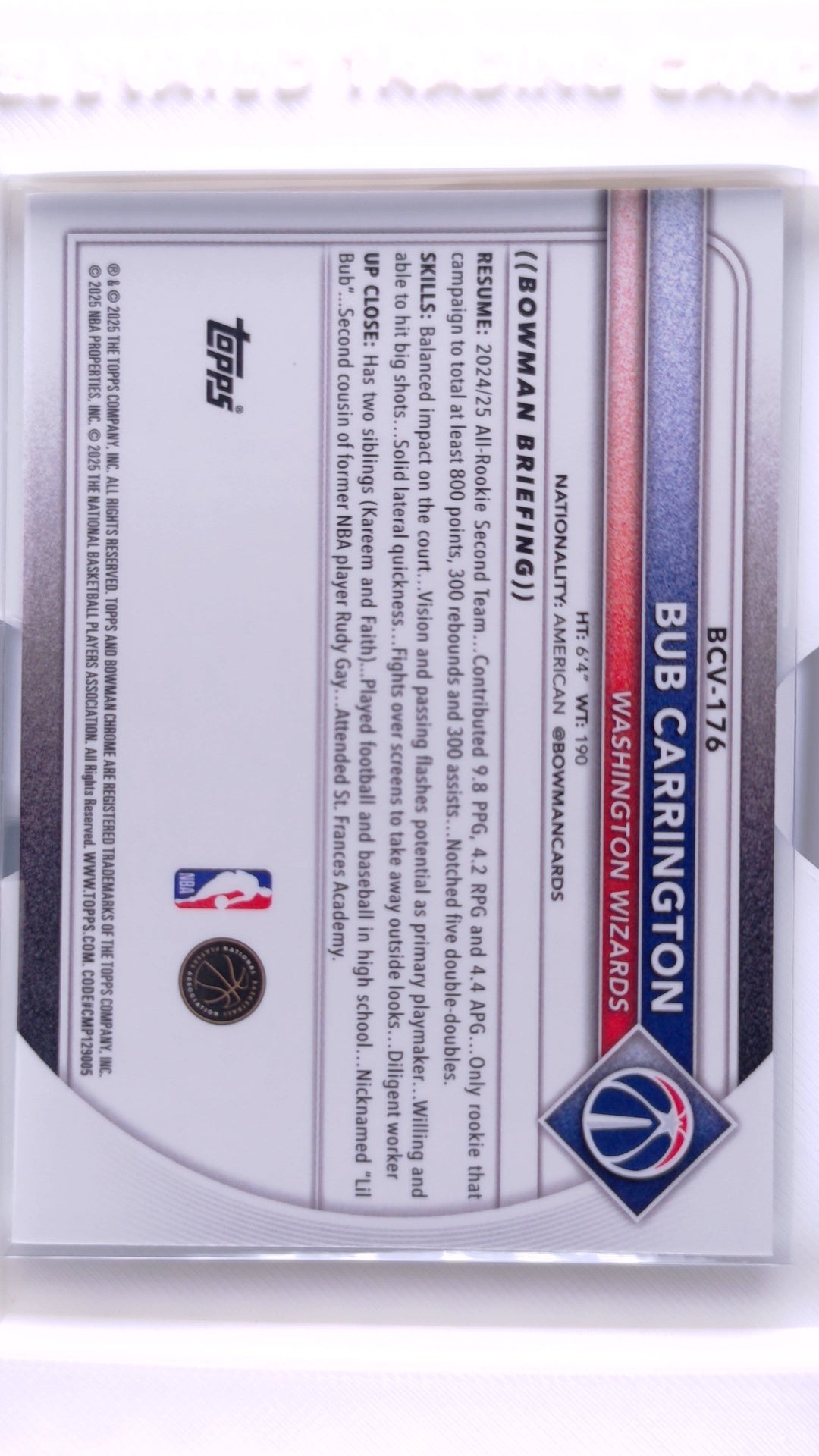 #BCV-176 Bub Carrington Chrome - back