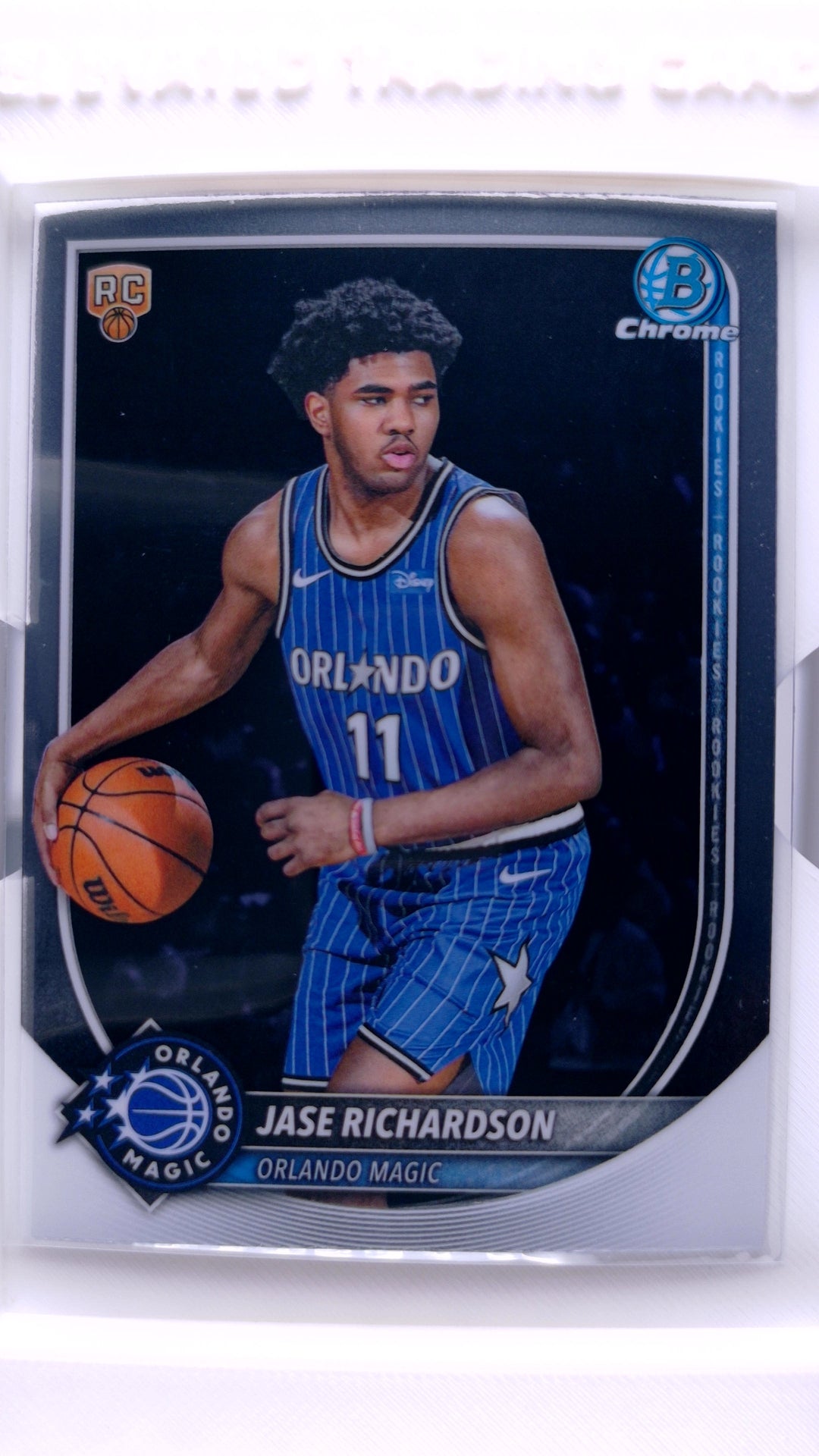 #BCV-25 Jase Richardson Rookie Chrome - front