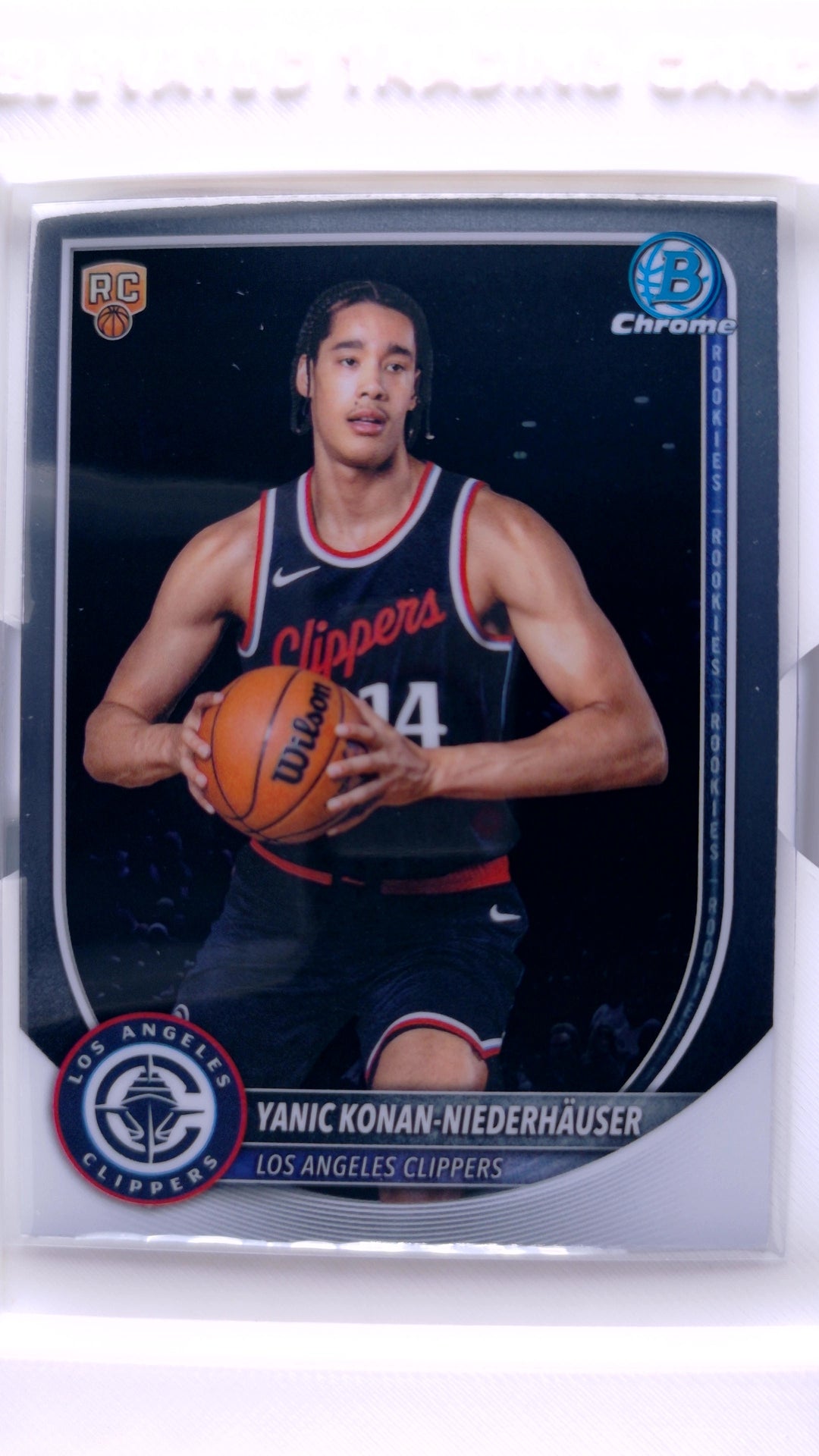#BCV-30 Yanic Konan-Niederhäuser Rookie Chrome - front