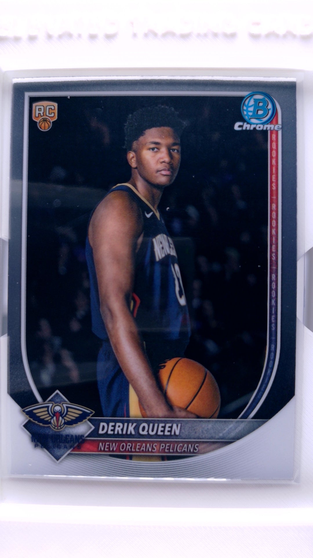 #BCV-13 Derik Queen Rookie Chrome - front