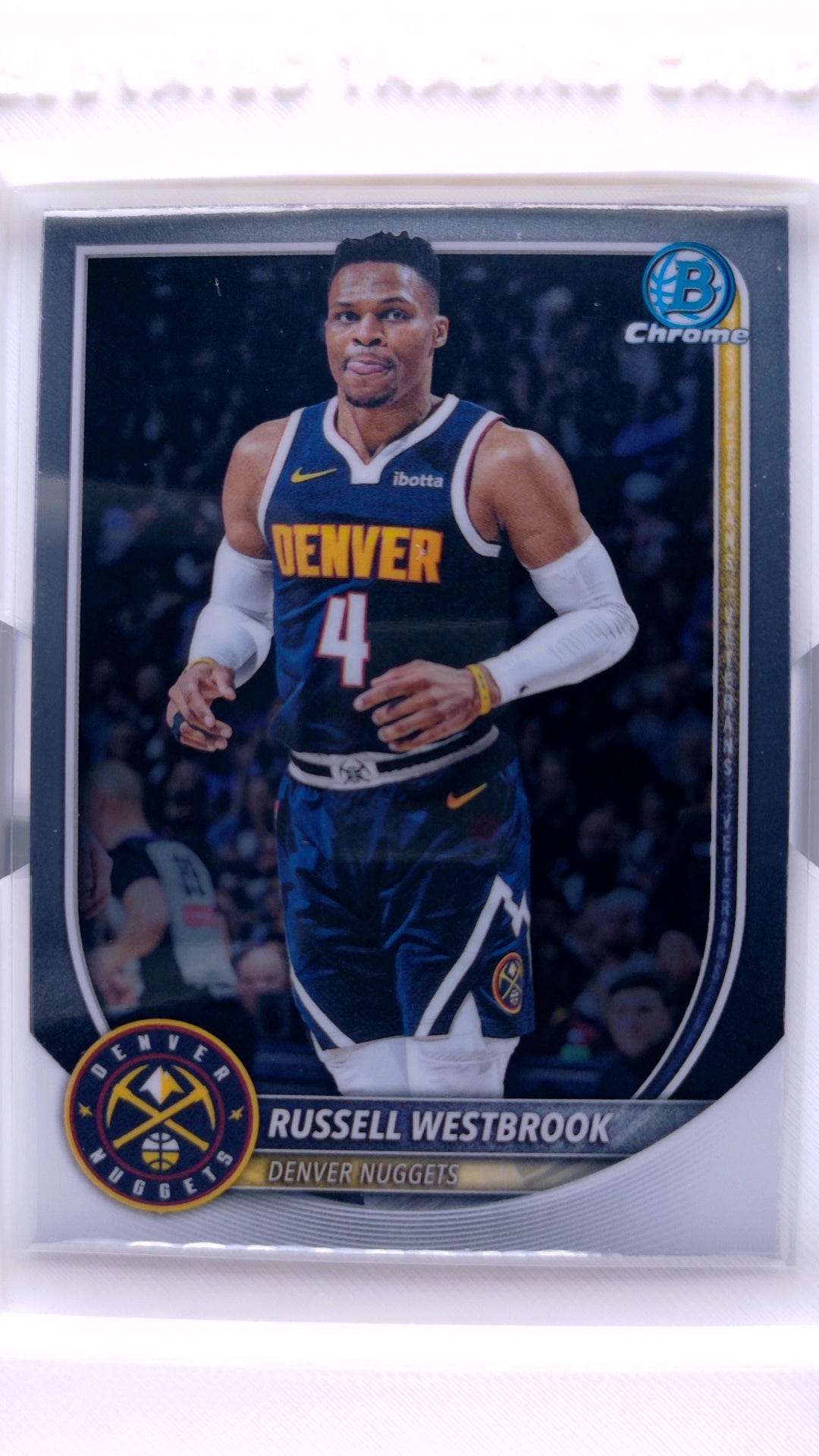 #BCV-102 Russell Westbrook Chrome - front