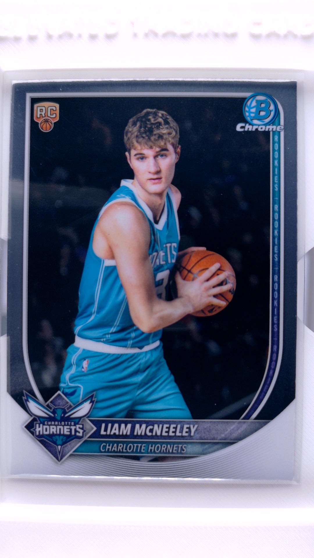 #BCV-29 Liam McNeeley Rookie Chrome - front
