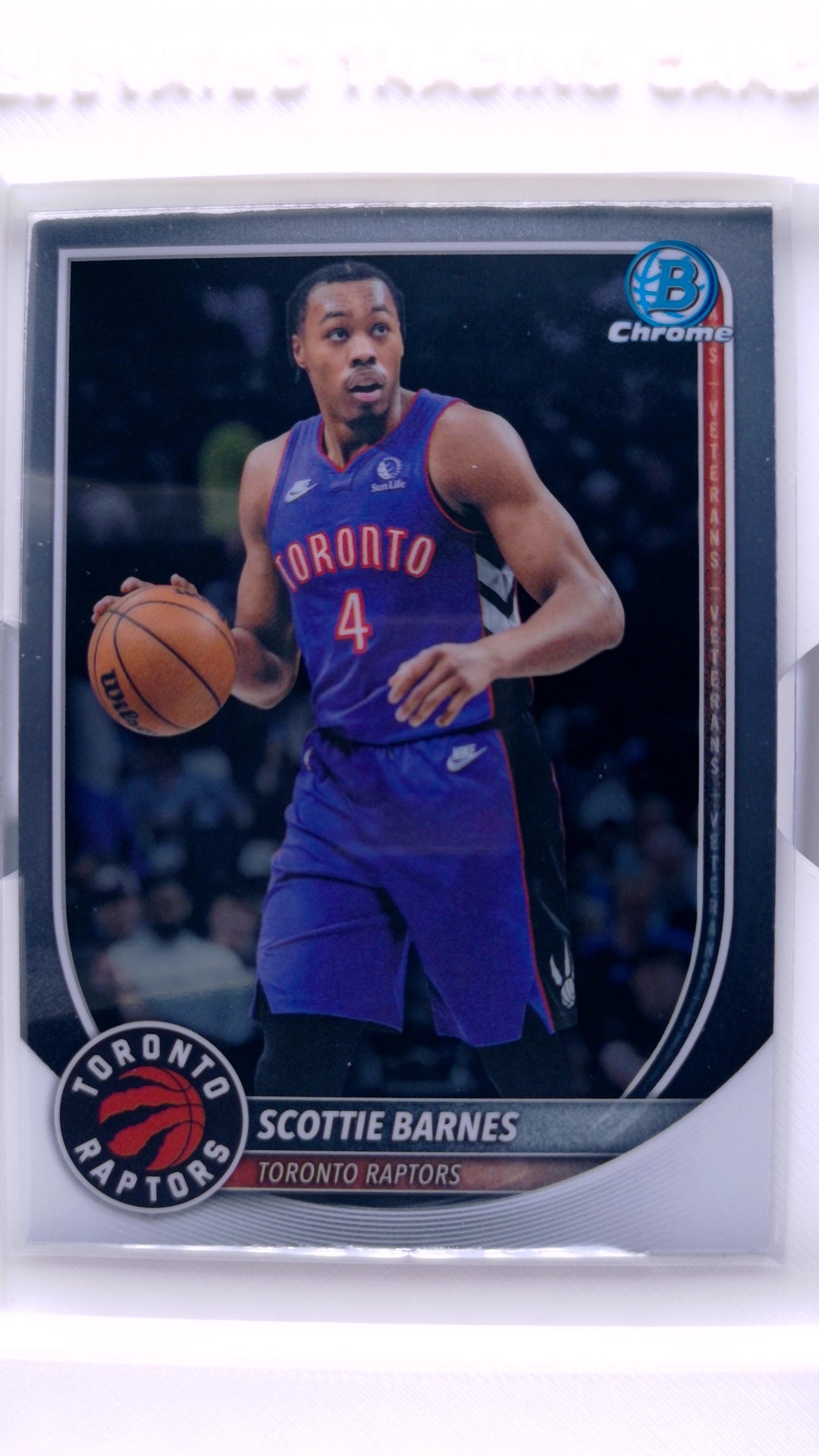 #BCV-68 Scottie Barnes Chrome - front