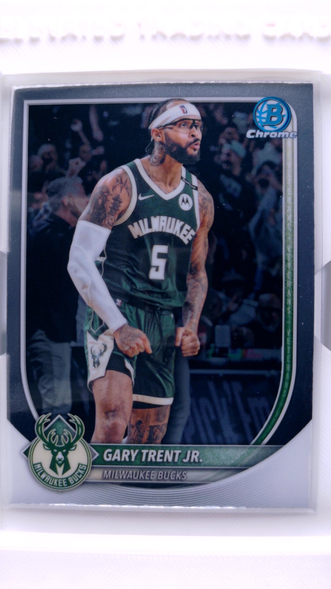#BCV-165 Gary Trent Jr. Chrome - front