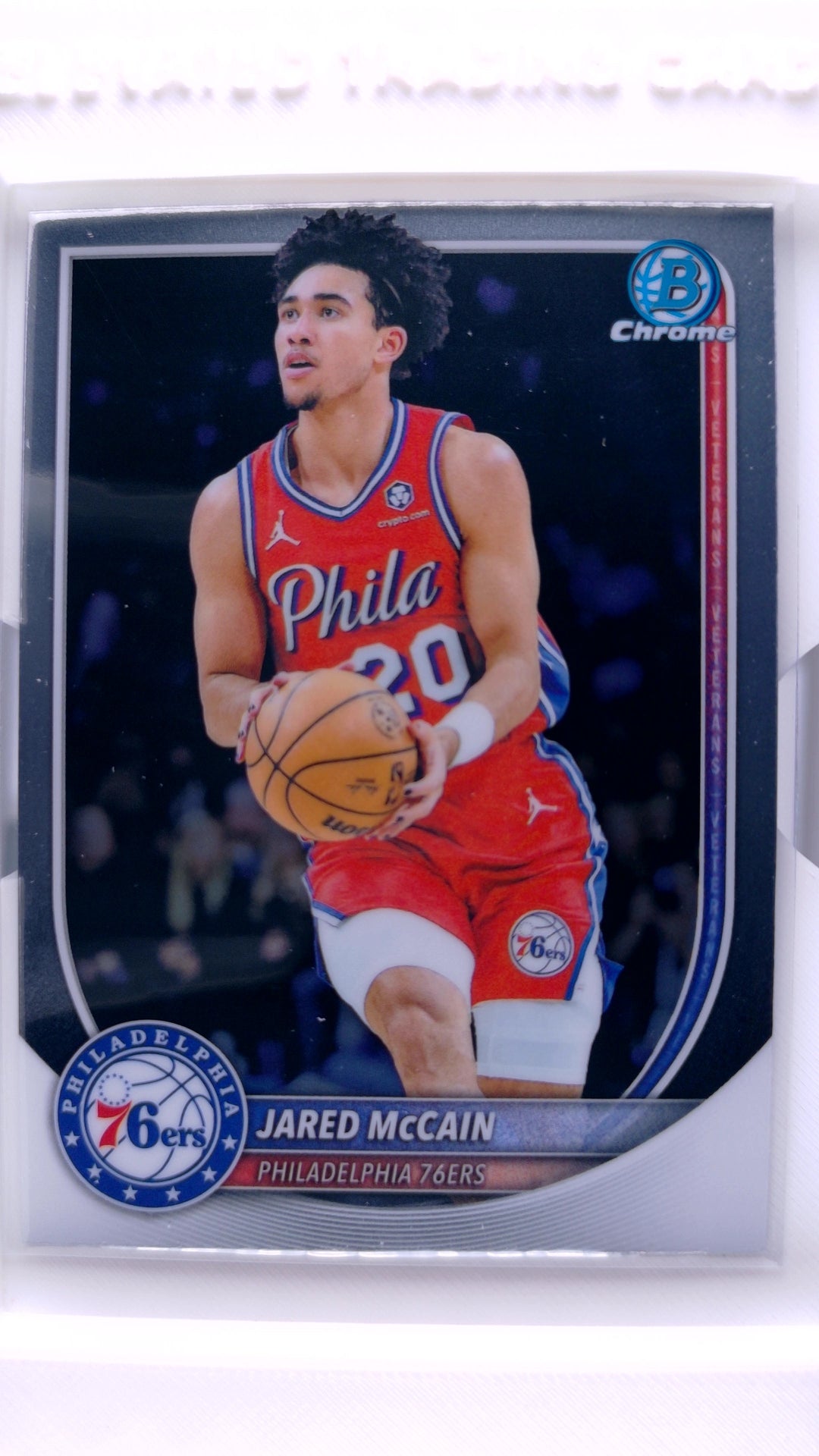 #BCV-65 Jared McCain Chrome - front