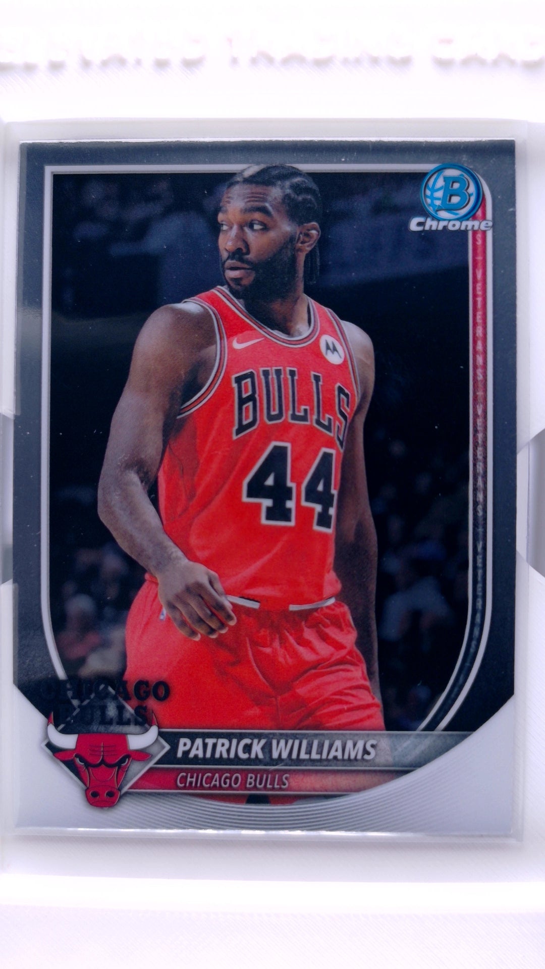 #BCV-158 Patrick Williams Chrome - front