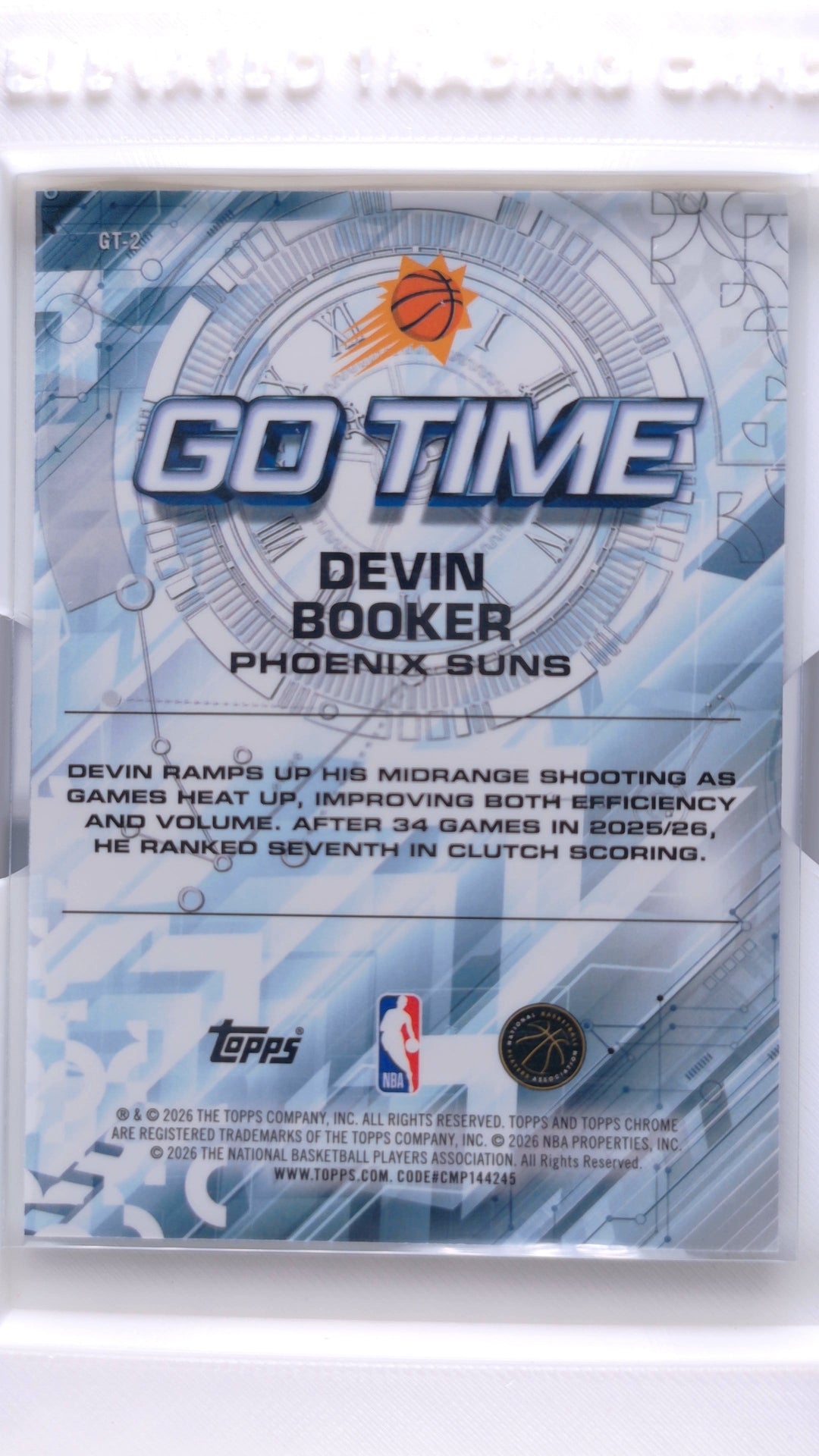 #GT-2 Devin Booker Go Time - back