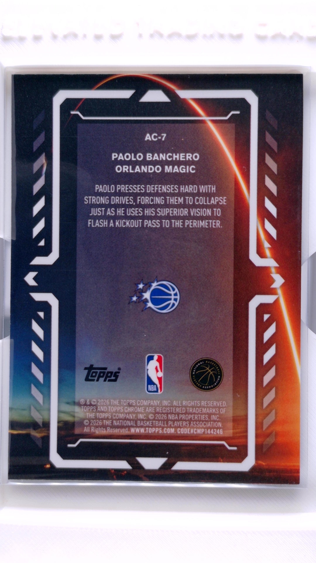 #AC-7 Paolo Banchero Activators - back