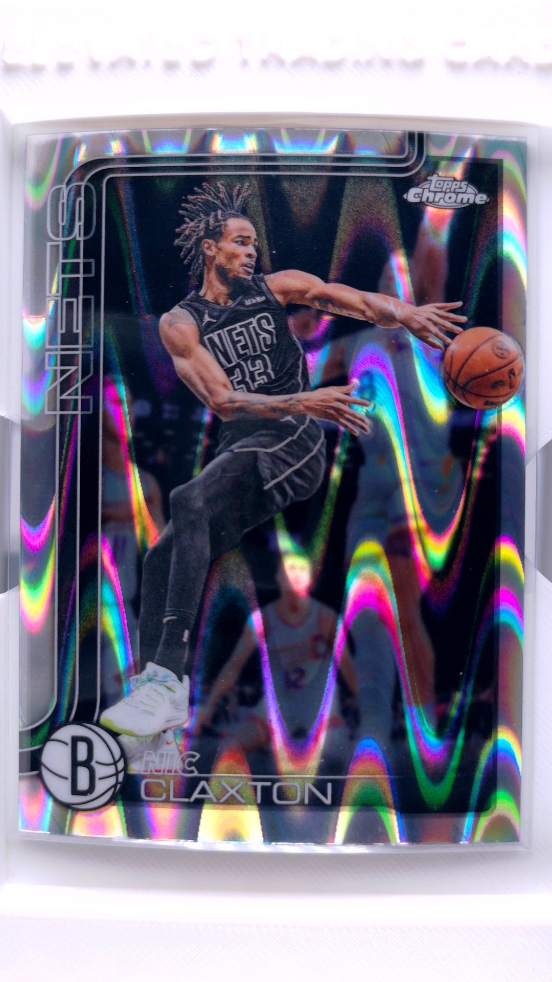 #123 Nic Claxton Wave Refractor - front