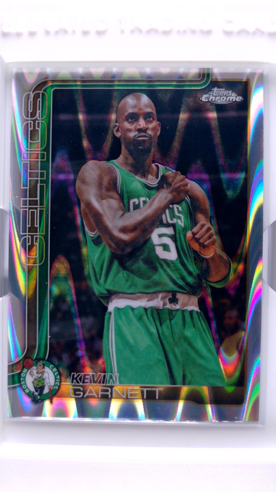 #147 Kevin Garnett Wave Refractor - front