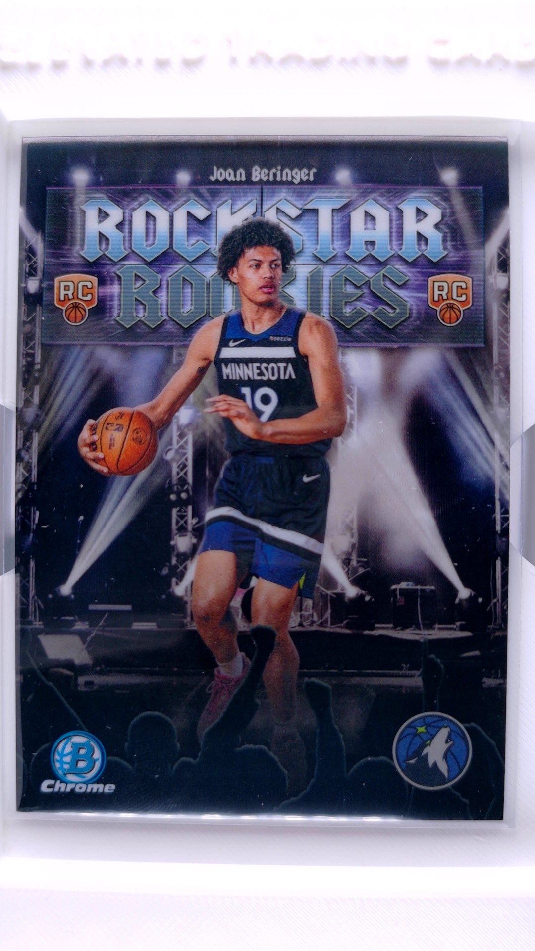 #RR-17 Joan Beringer Rookie Rockstar Rookies - front