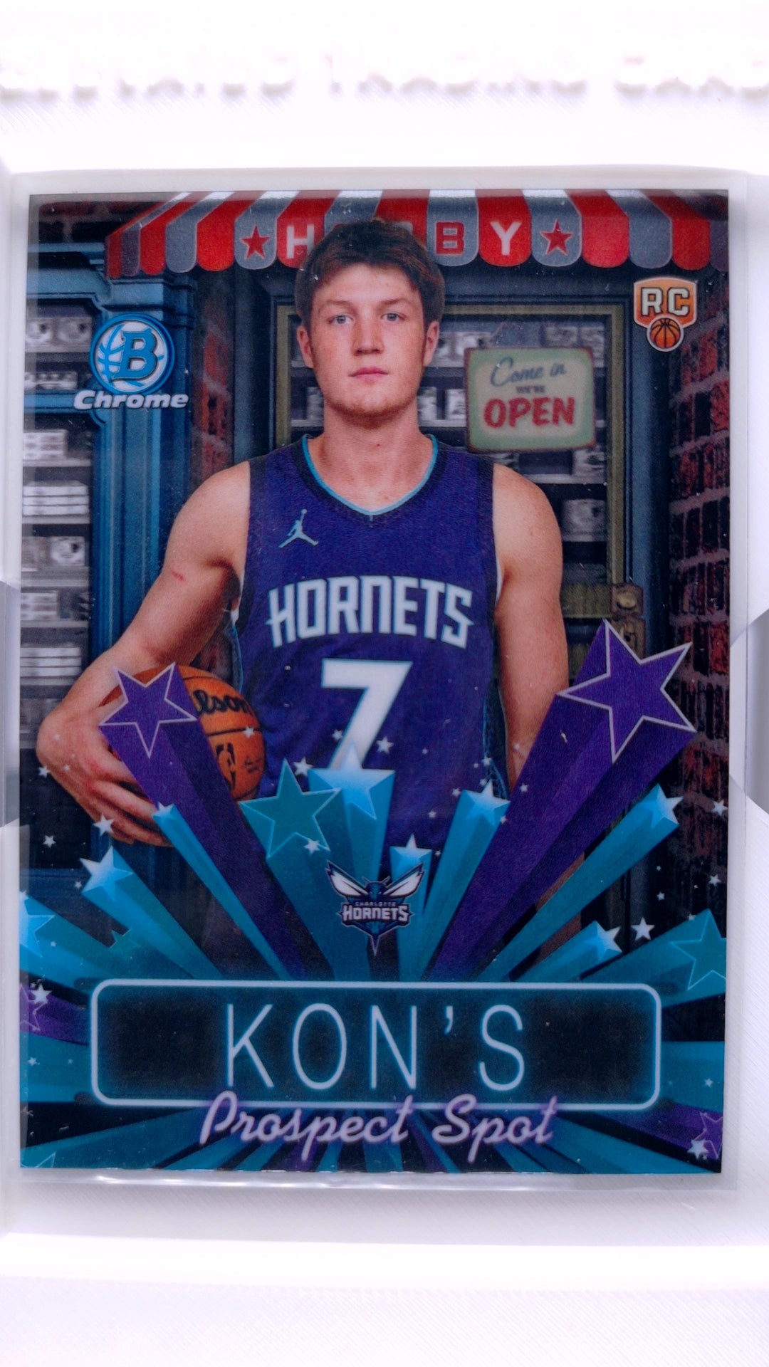 #HS-7 Kon Knueppel Rookie Hobby Stars - front