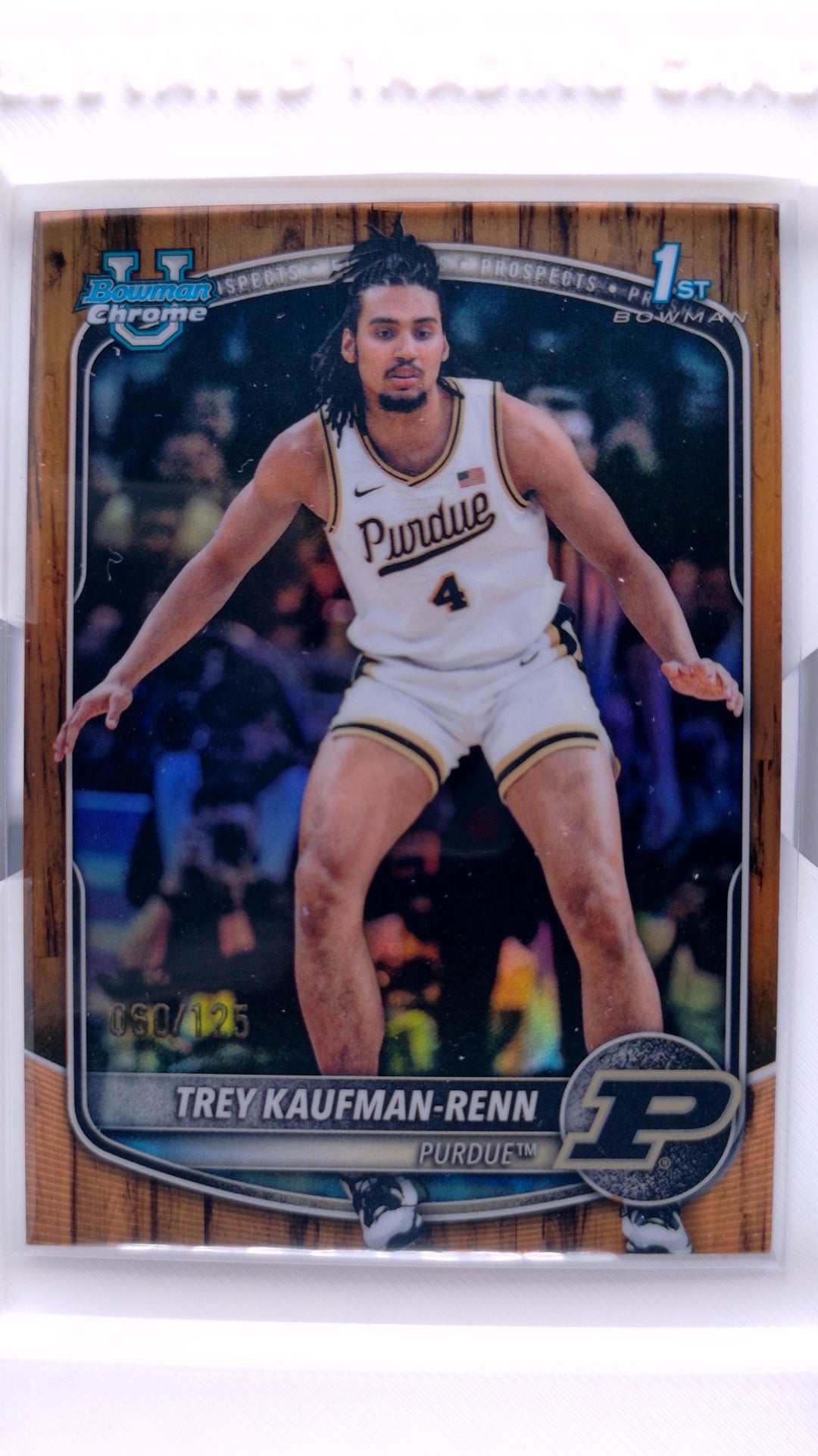 #BCP-21 Trey Kaufman-Renn Chrome Prospects Floorboard Refractor #60/125 - front