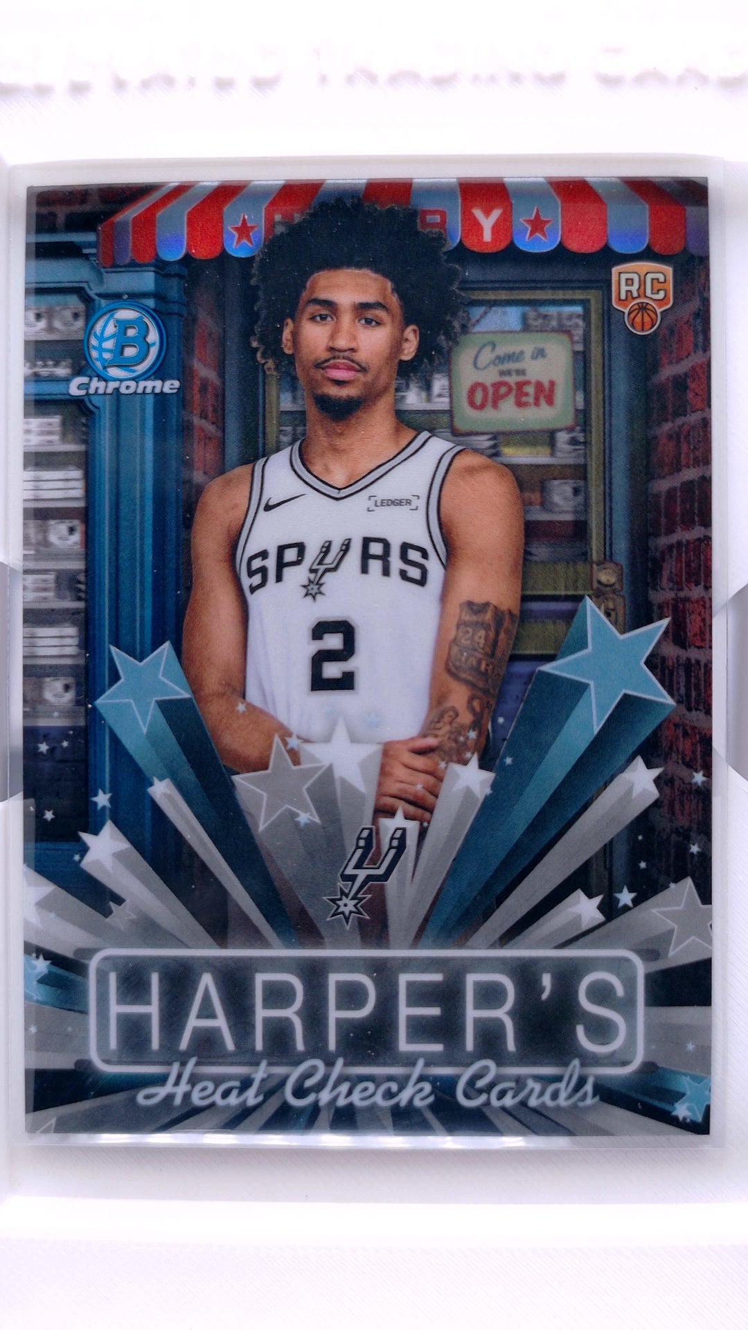 #HS-4 Dylan Harper Rookie Hobby Stars Refractor - front