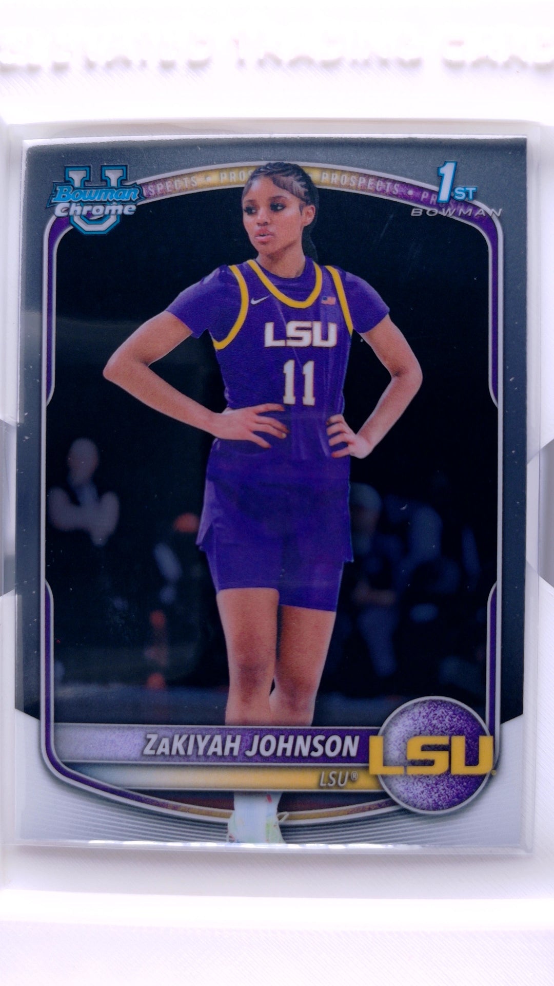 #BCP-73 ZaKiyah Johnson Chrome Prospects - front