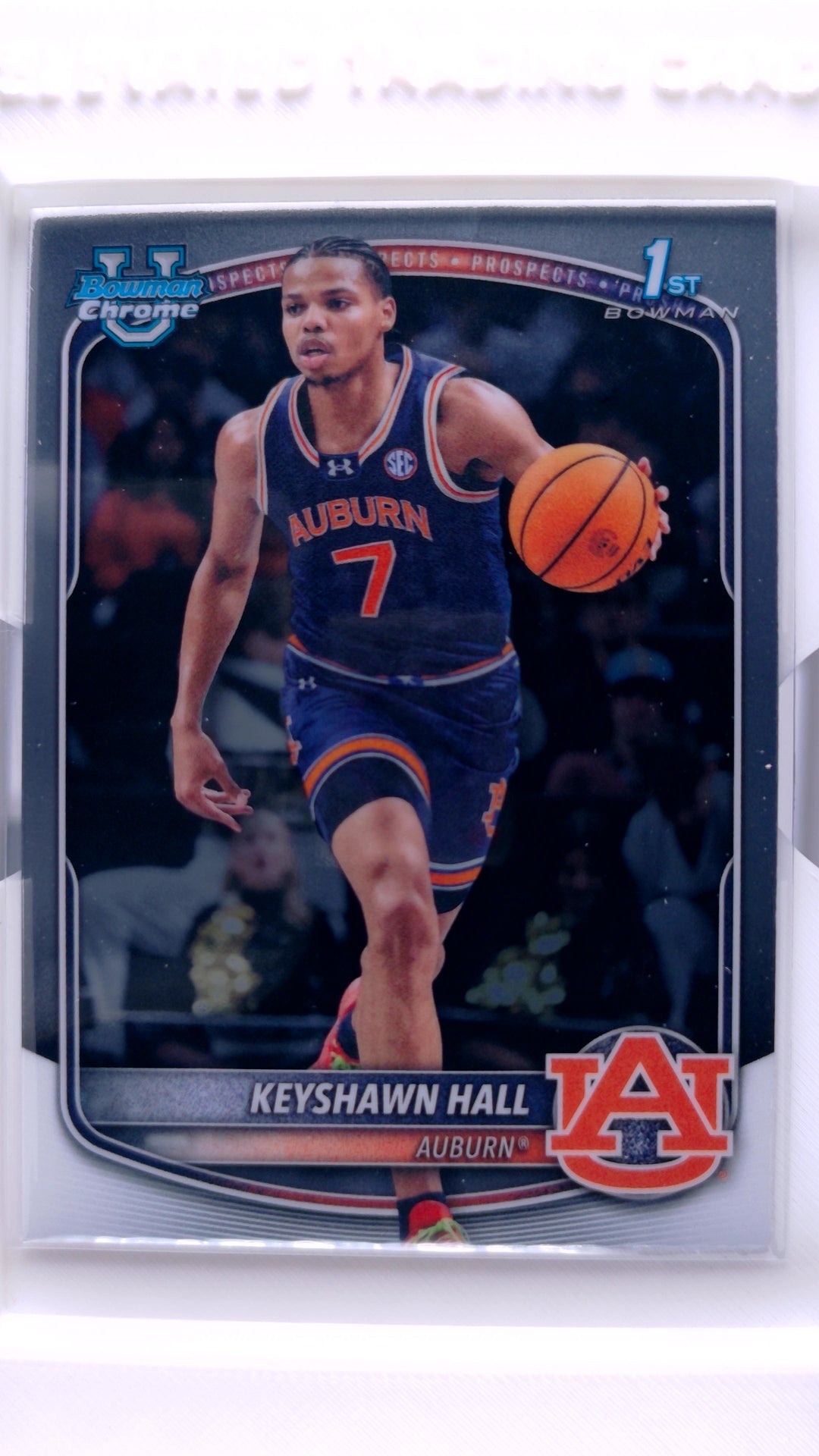 #BCP-60 Keyshawn Hall Chrome Prospects - front