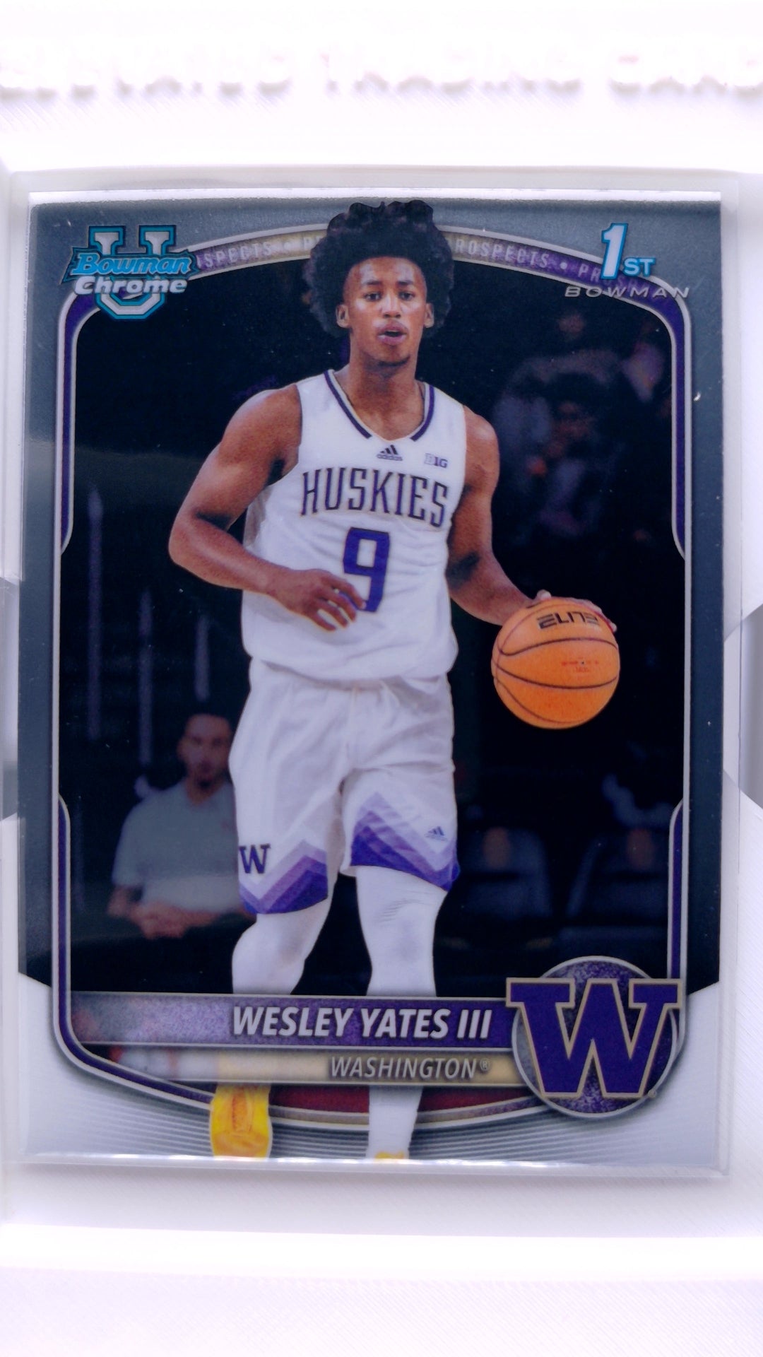 #BCP-43 Wesley Yates III Chrome Prospects - front