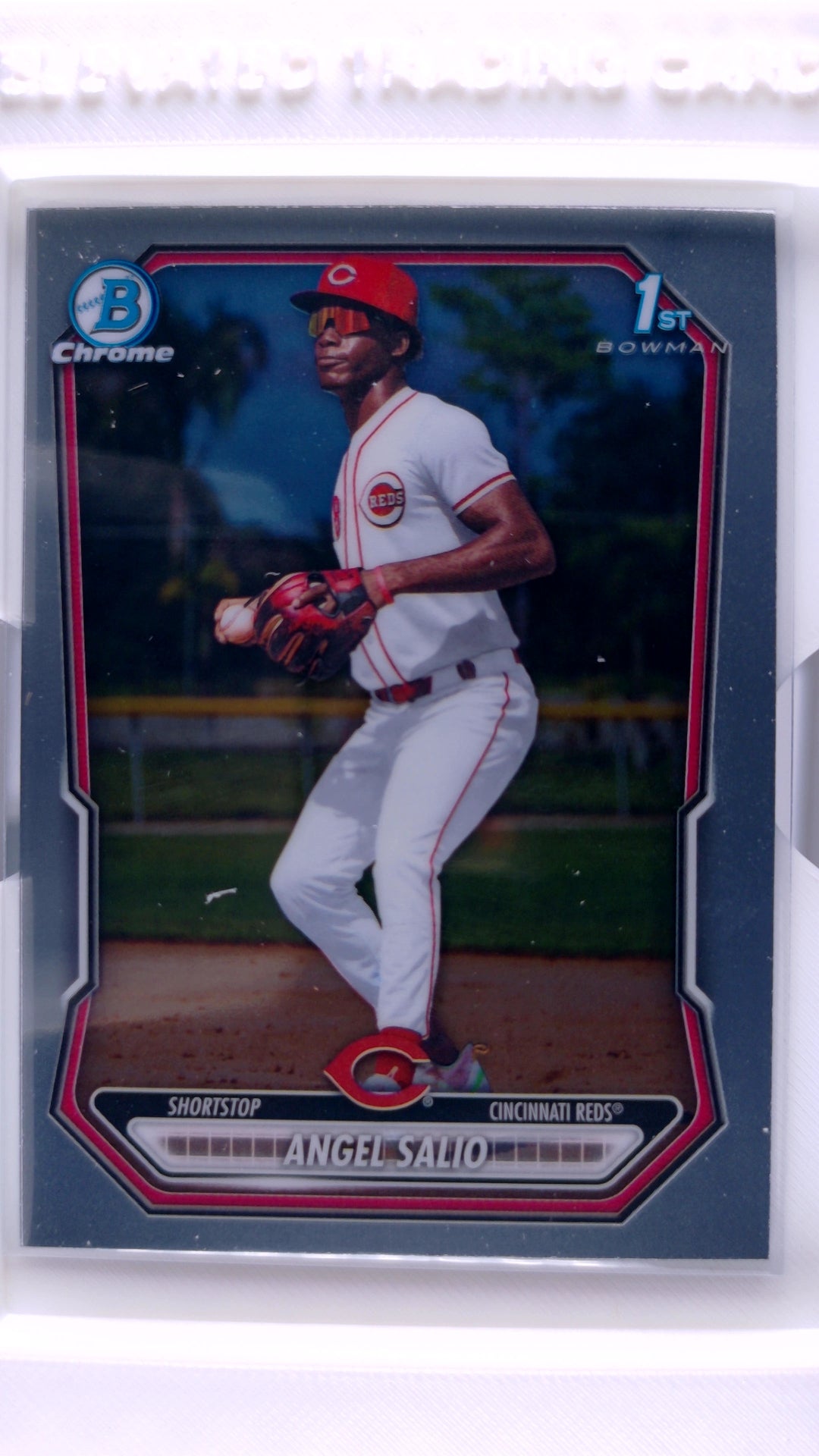#BCP-210 Angel Salio Bowman Chrome Prospects - front