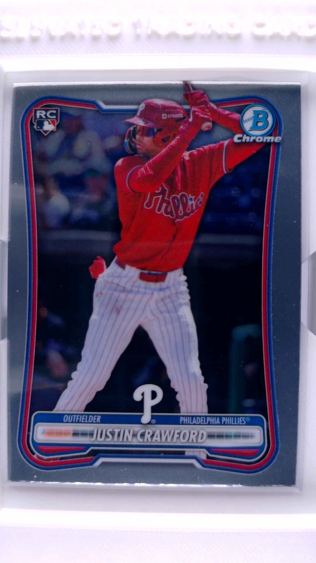 #54 Justin Crawford Rookie - front