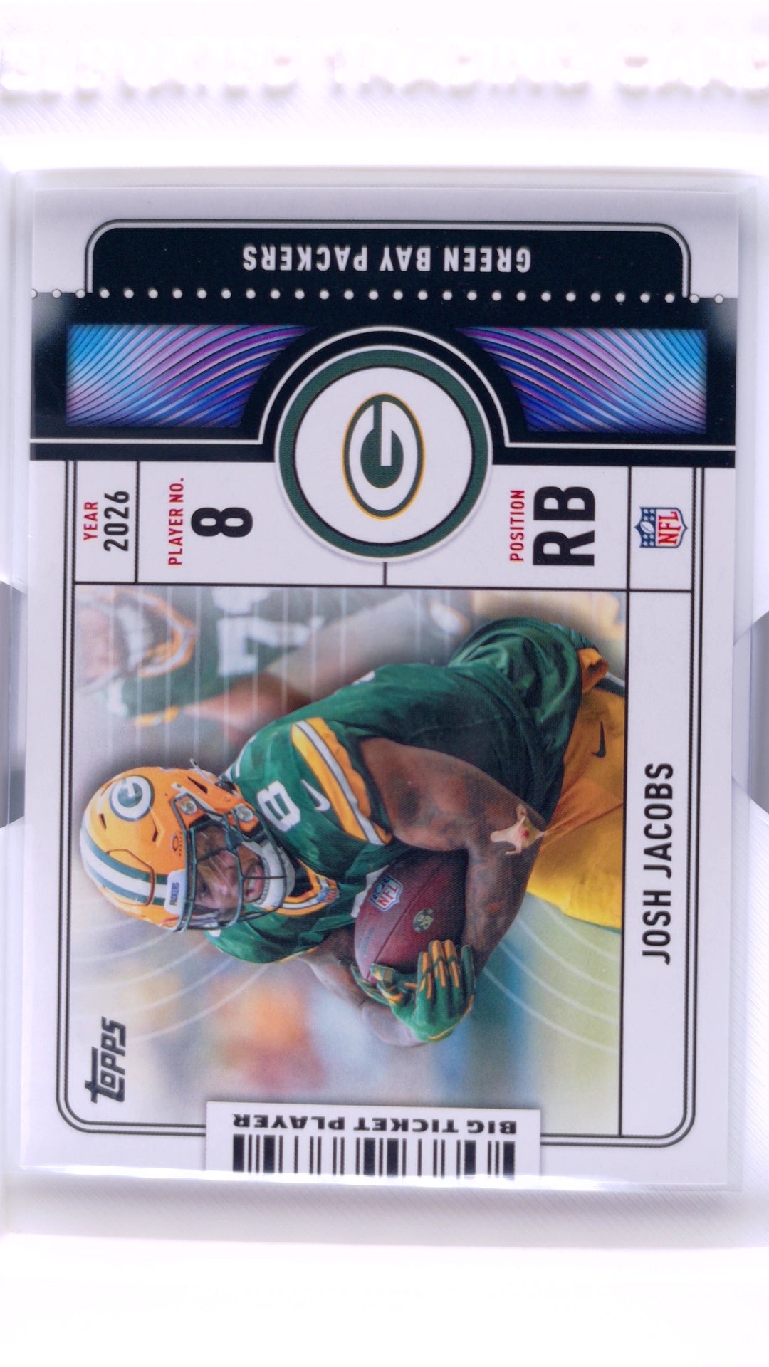 #BTP-17 Josh Jacobs Big Ticket Players - front