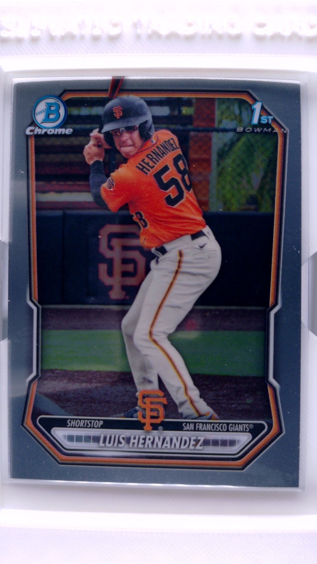 #BCP-200 Luis Hernandez Bowman Chrome Prospects - front