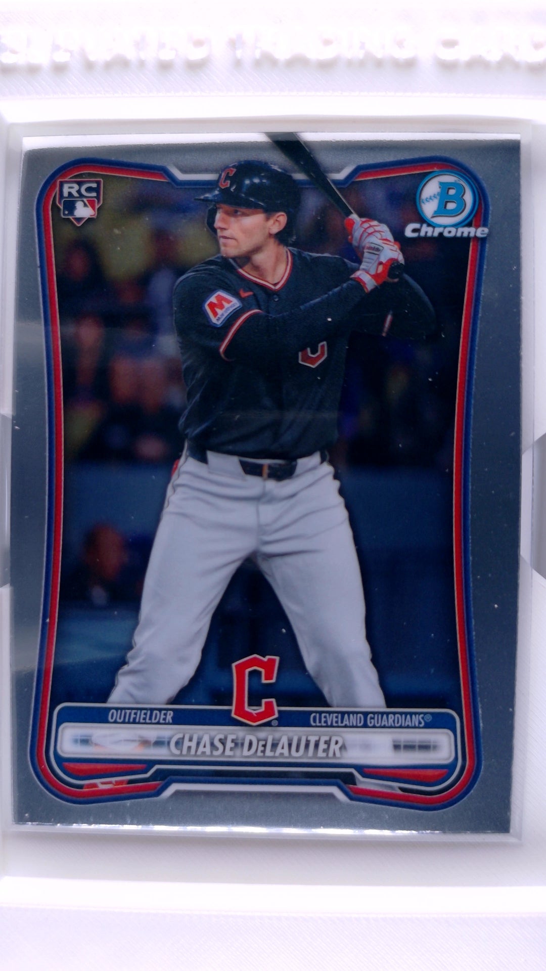 #24 Chase DeLauter Rookie - front