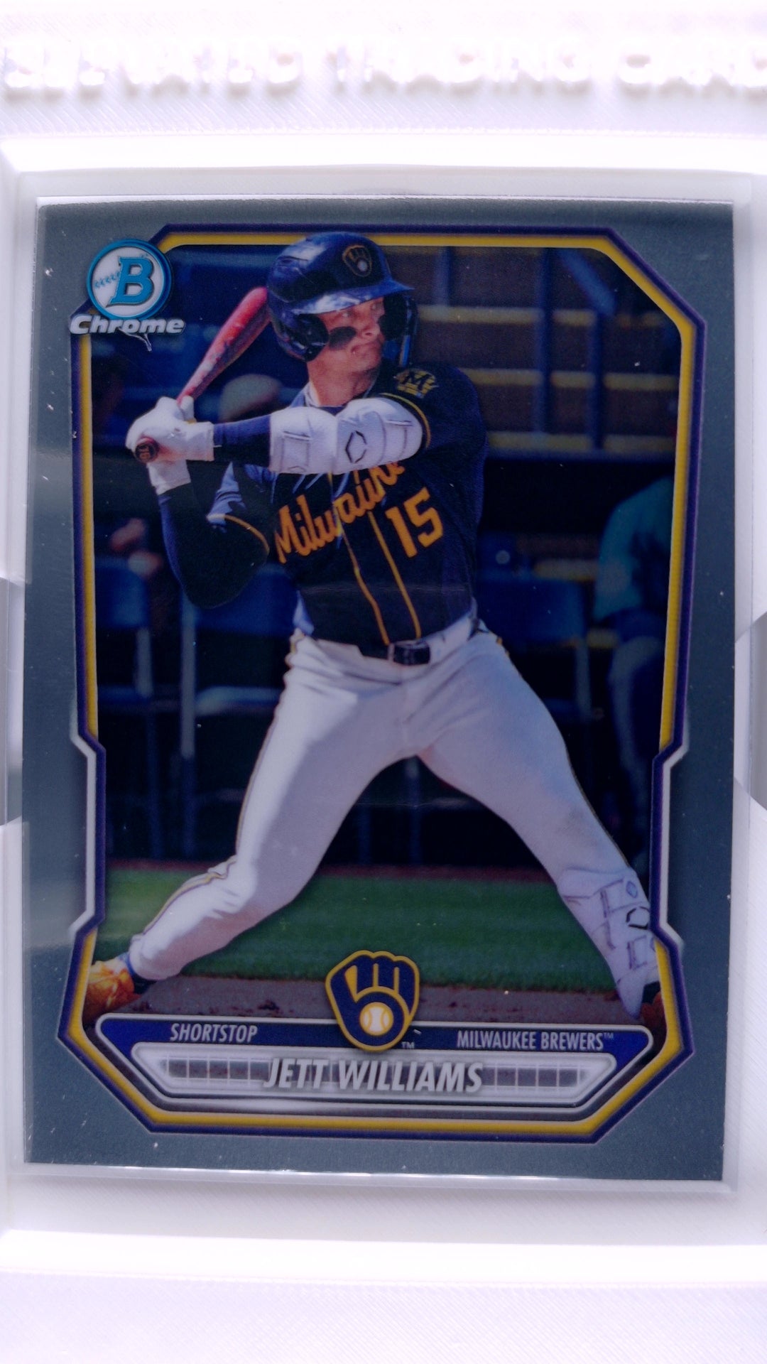 #BCP-196 Jett Williams Bowman Chrome Prospects - front