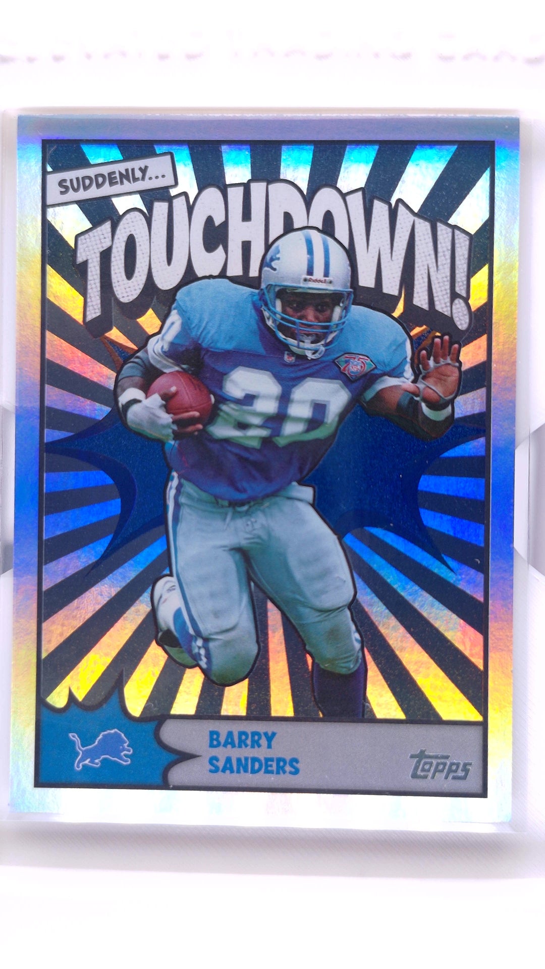 #TD-2 Barry Sanders Touchdown - front