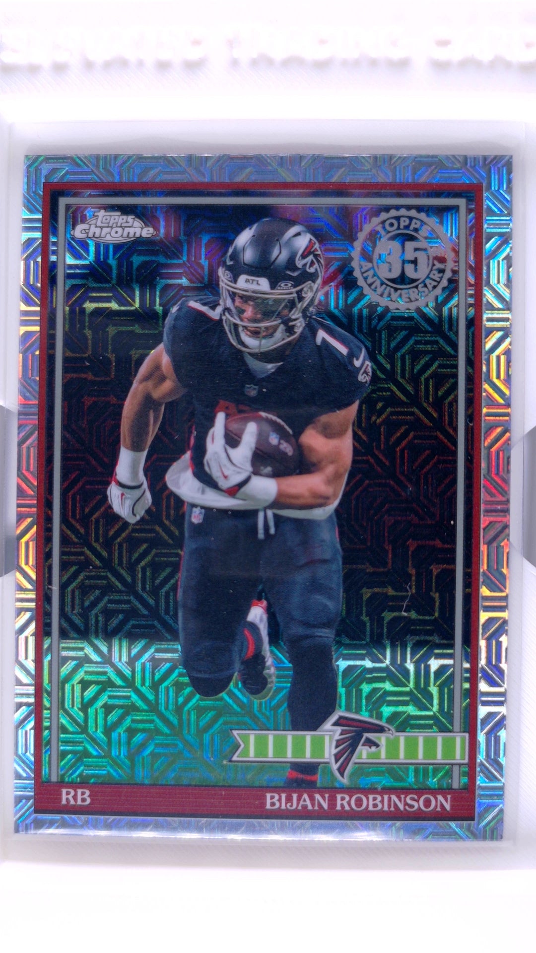#91TC-6 Bijan Robinson 1991 Topps Football Chrome - front