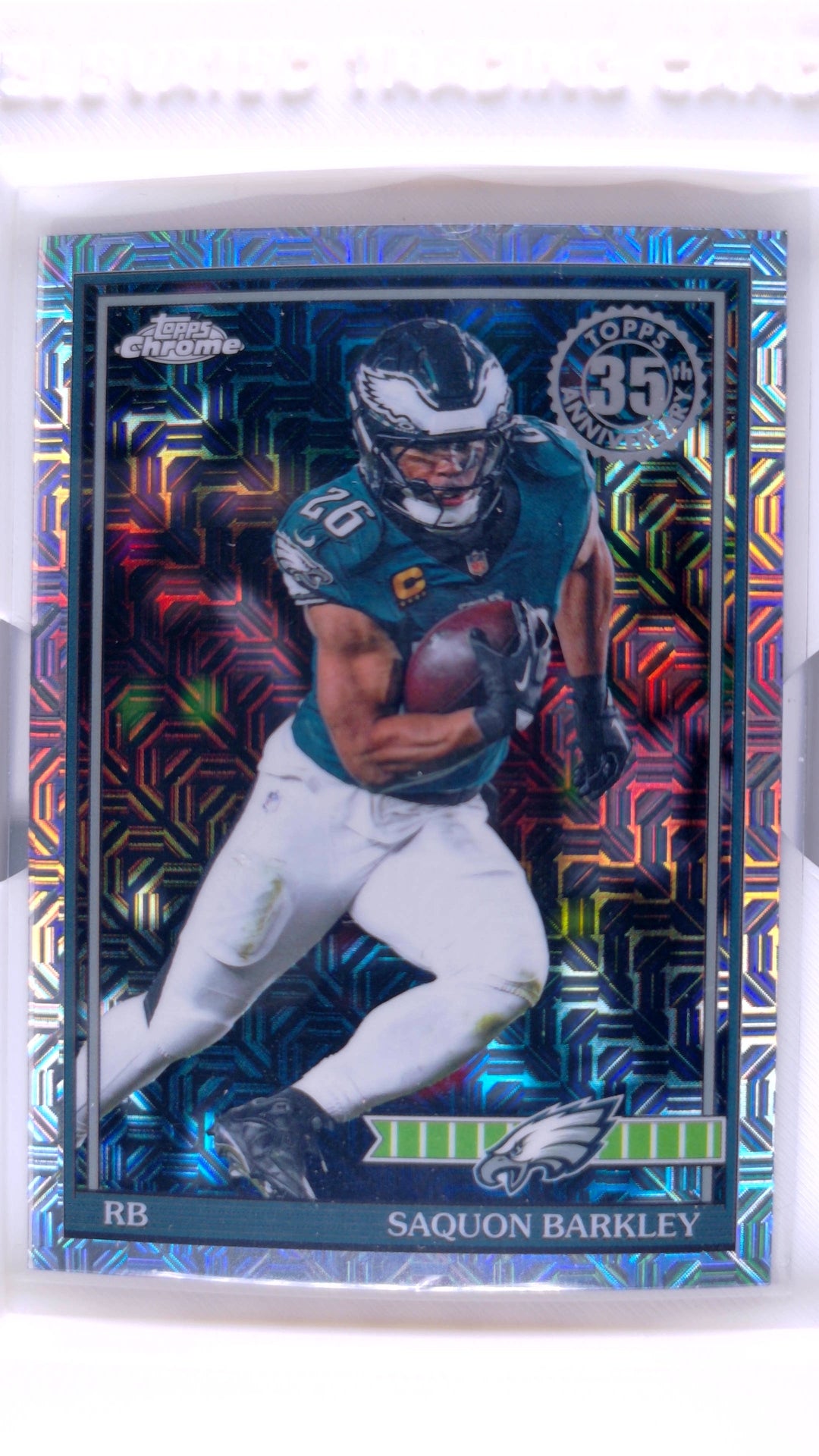 #91TC-19 Saquon Barkley 1991 Topps Football Chrome - front
