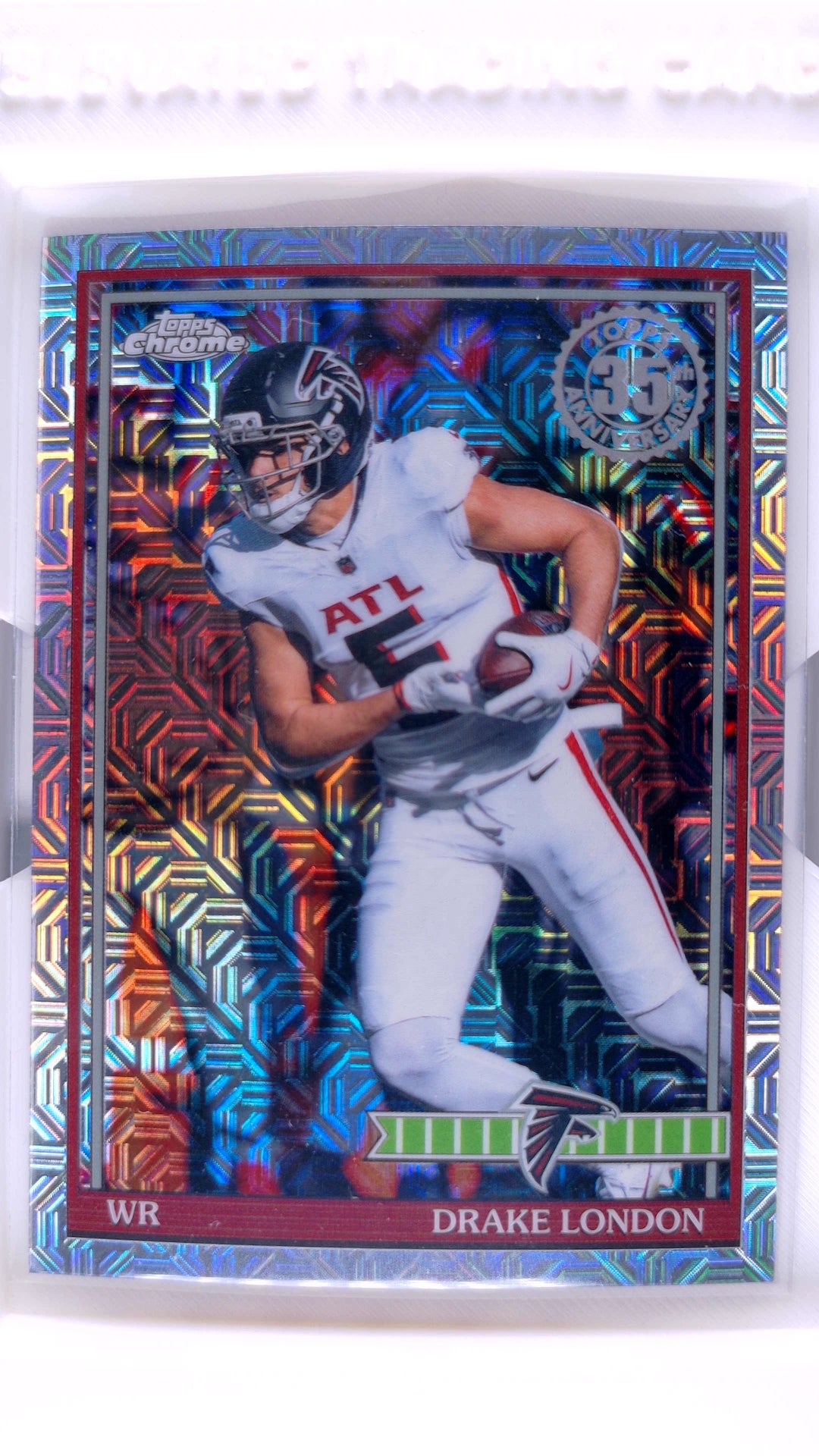 #91TC-5 Drake London 1991 Topps Football Chrome - front